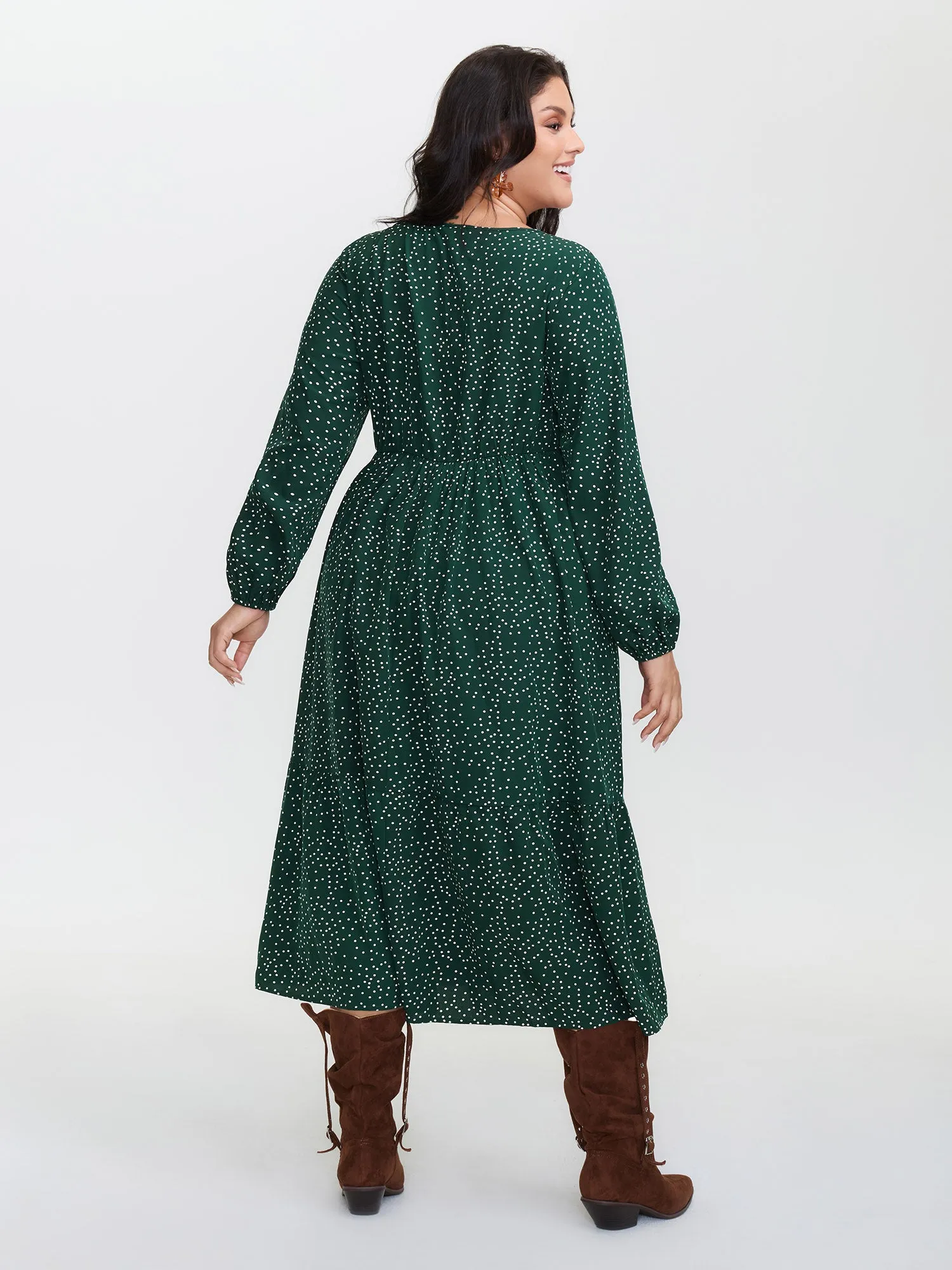 Floral Embroidery Tassels Maxi Dress sold by Bloomchic product image thumbnail 4