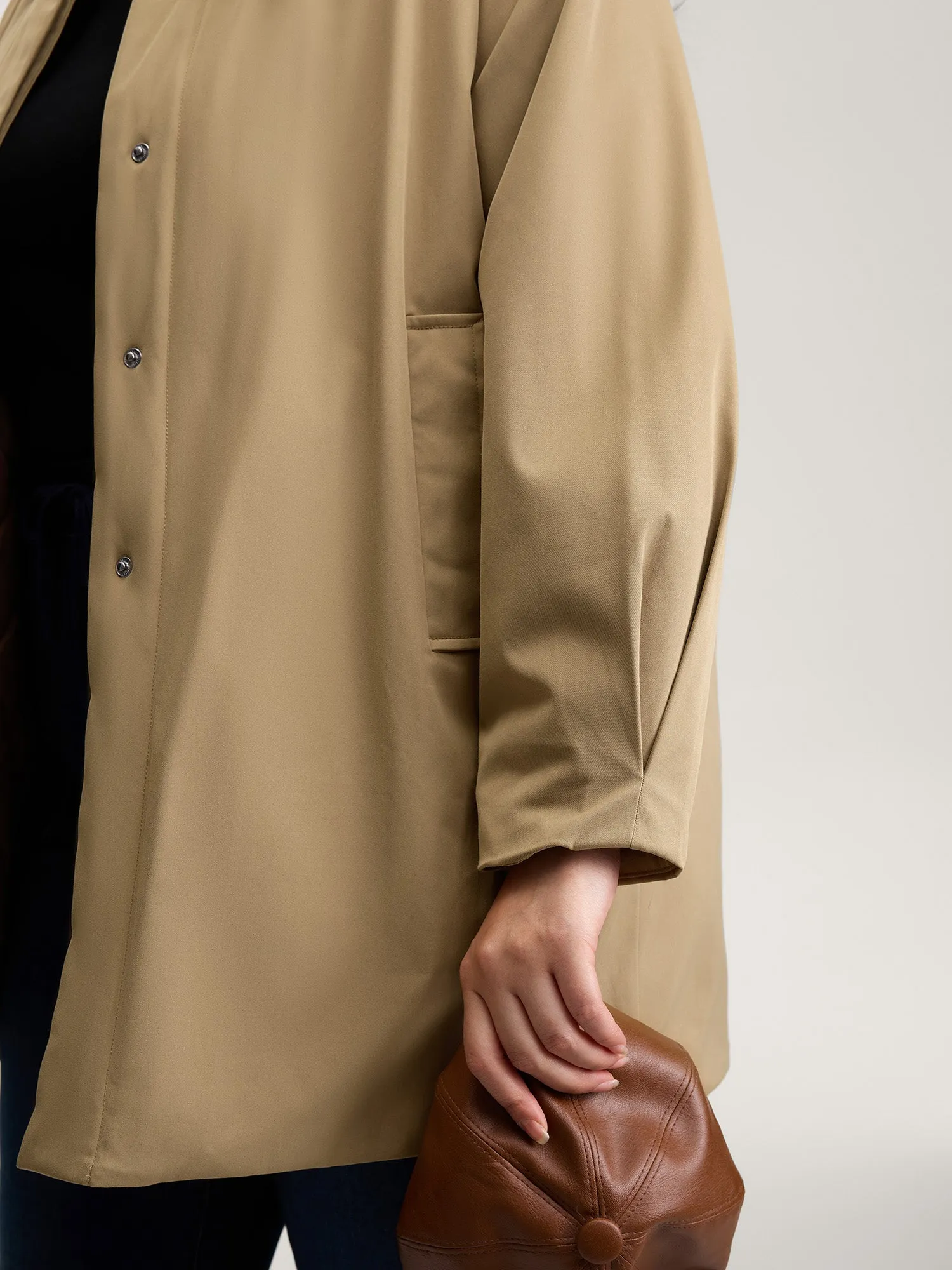 Balloon Sleeve Long Quilted Jacket sold by Bloomchic product image thumbnail 2