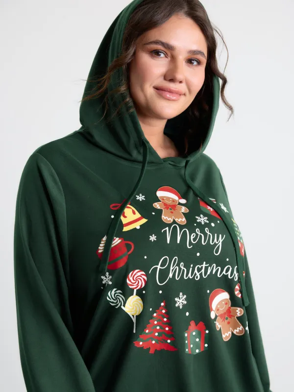 Supersoft Happy Holidays Hoodie sold by Bloomchic