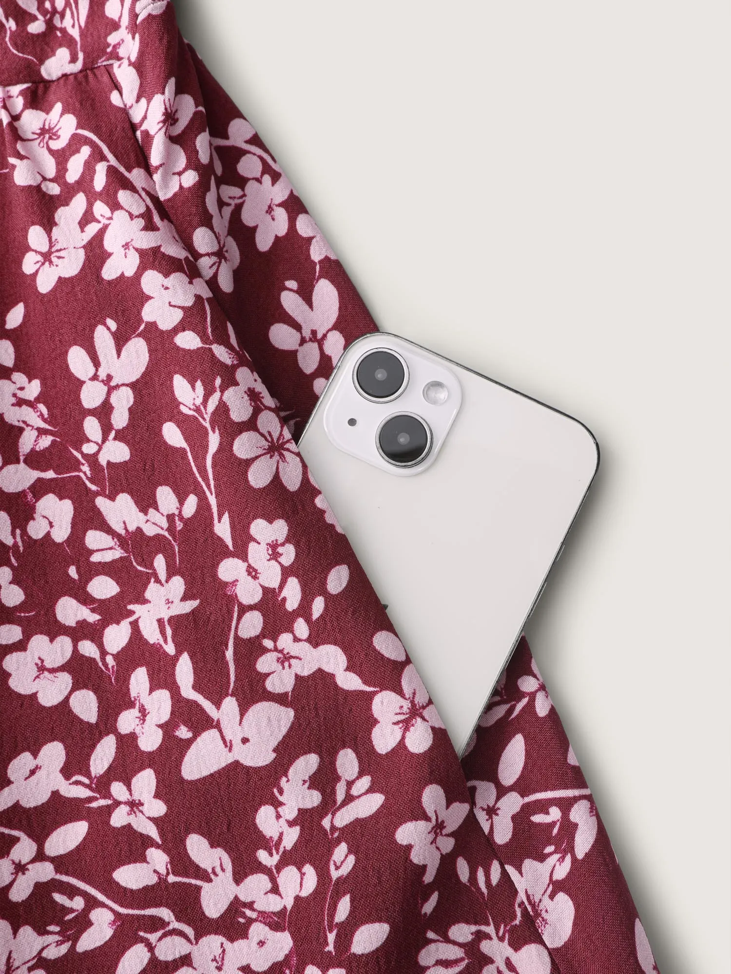 Sweet Floral Adjustable Bust Maxi Dress sold by Bloomchic product image thumbnail 5