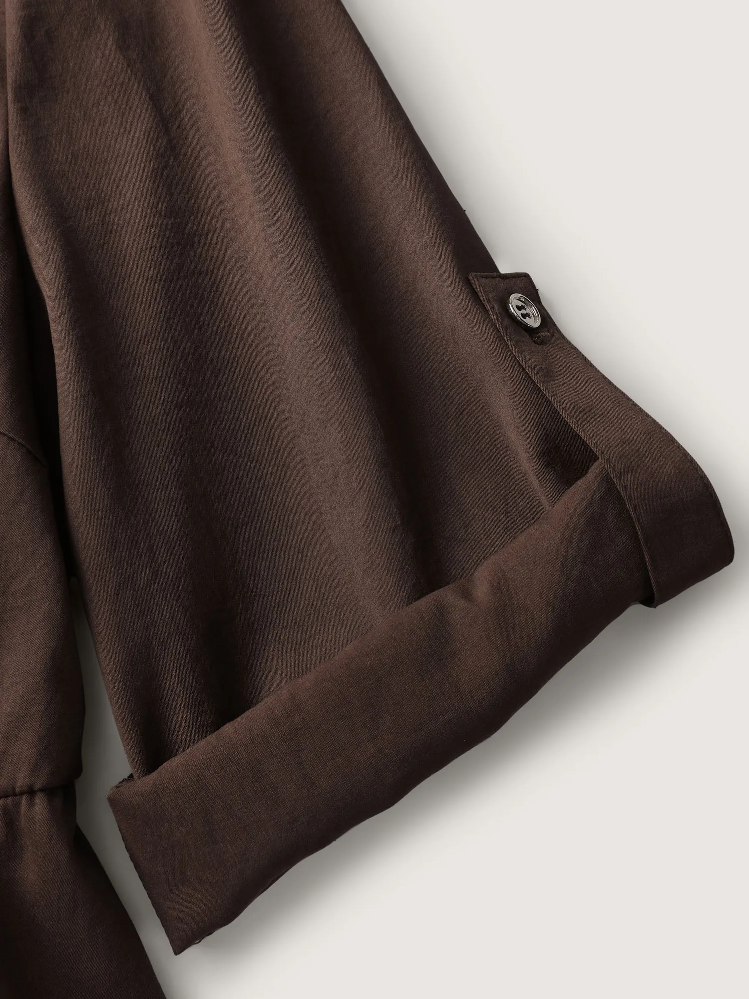 Waist Defining Tab Sleeve Blouse sold by Bloomchic product image thumbnail 5