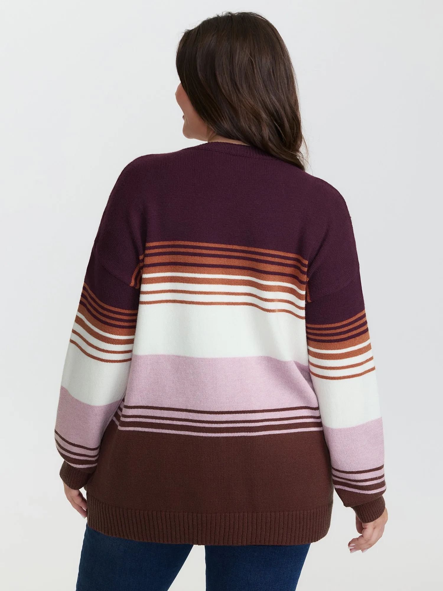 Supersoft Colorblock Round Neck Pullover sold by Bloomchic product image thumbnail 4