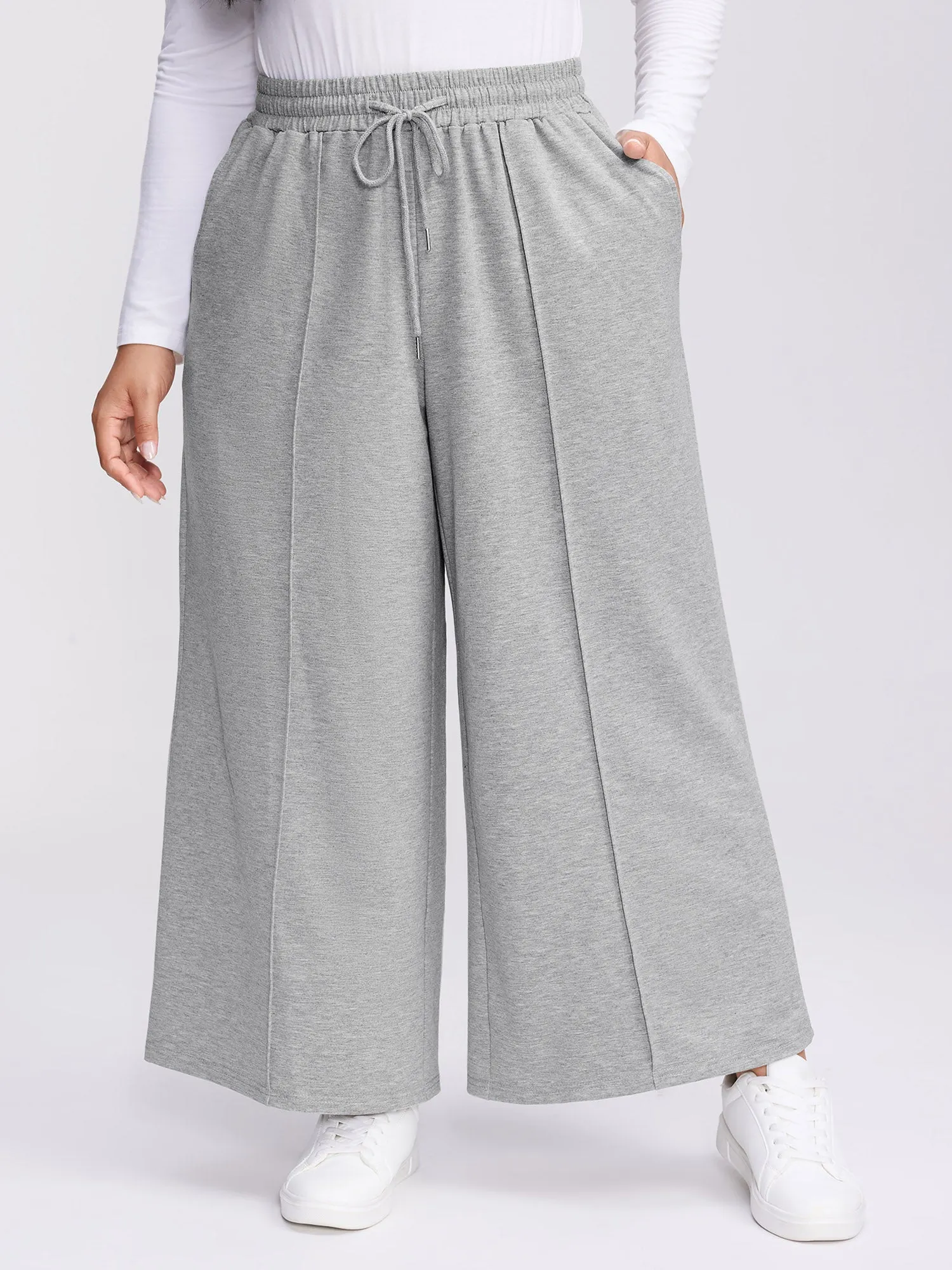 Toothpick Pleat Drawstring Pants sold by Bloomchic