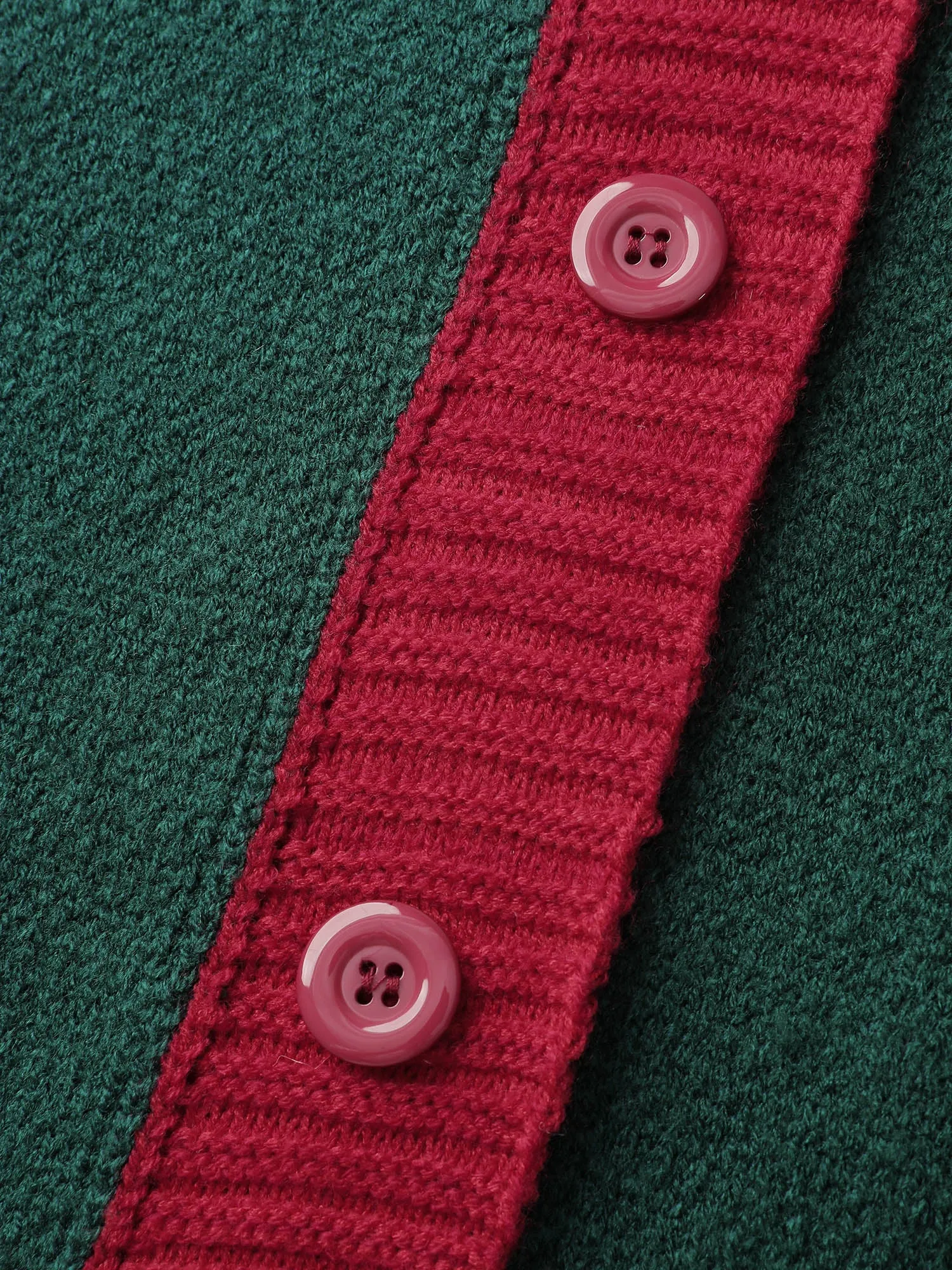 3D Snowman Jacquard Placket Knit Cardigan sold by Bloomchic product image thumbnail 5