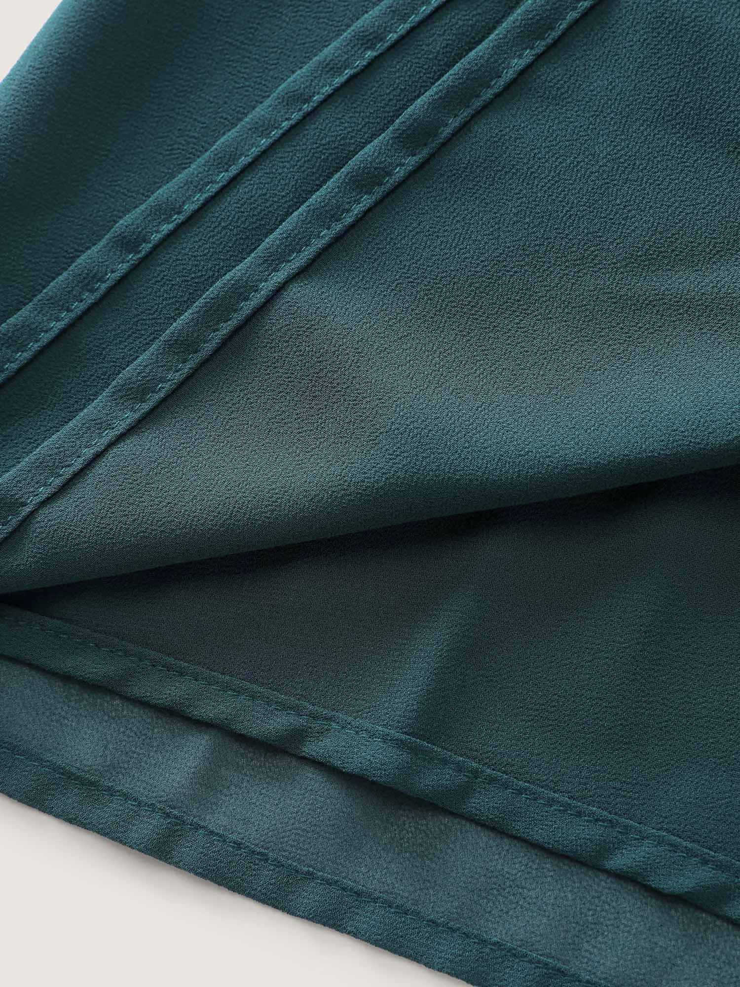 Ruffle Trim Cross-Tie Blouse sold by Bloomchic product image thumbnail 5