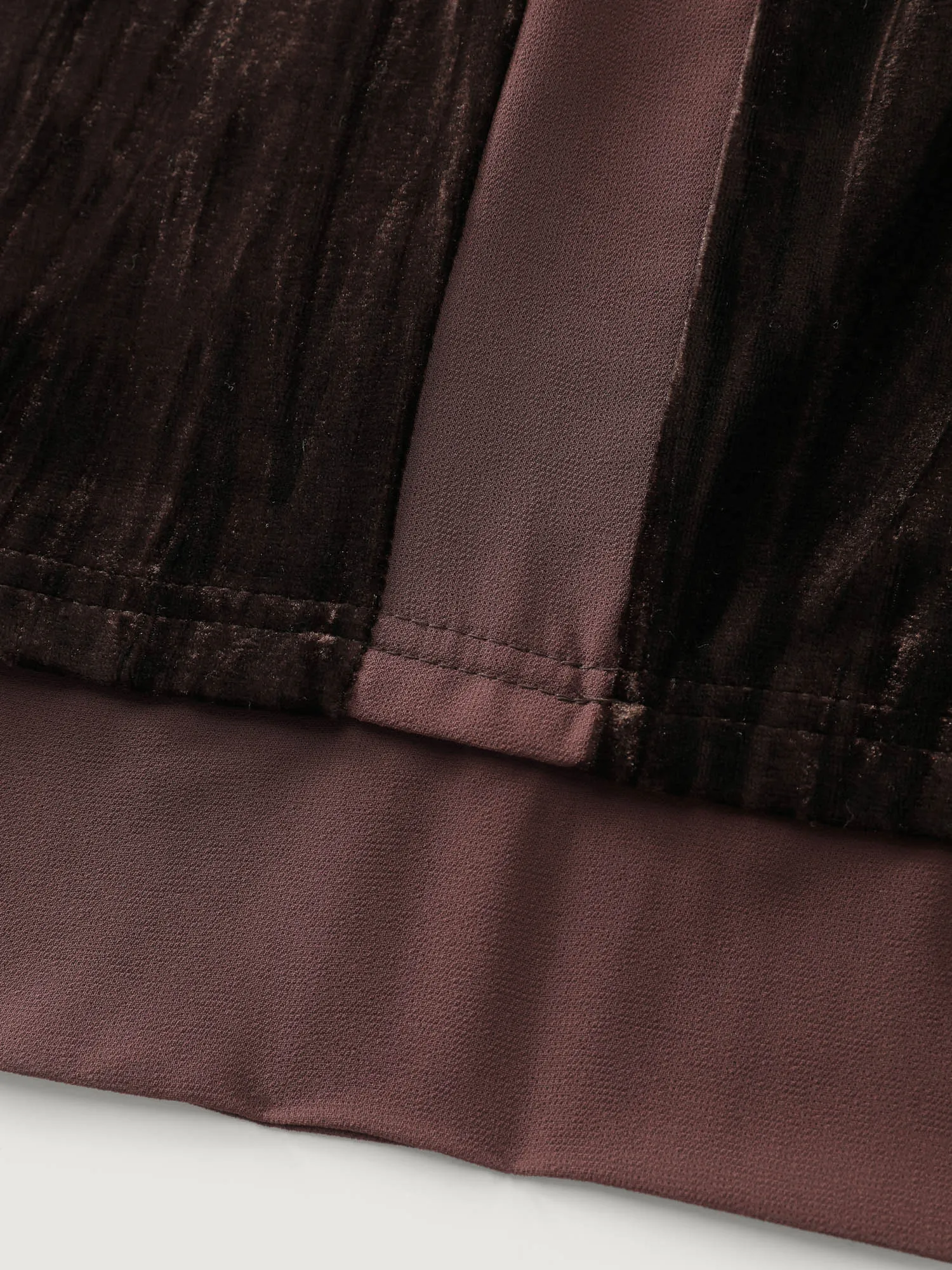 Velvet Contrast Round Neck T-Shirt sold by Bloomchic product image thumbnail 5