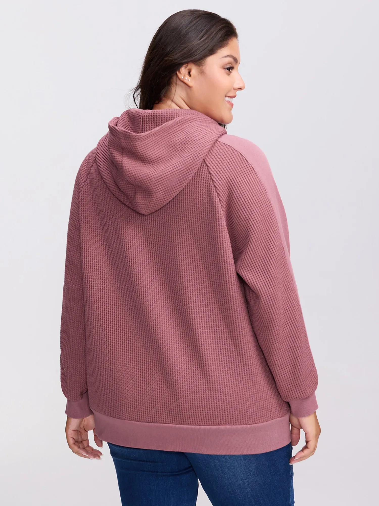 Waffle Weave Blend Pockets Jacket sold by Bloomchic product image thumbnail 4