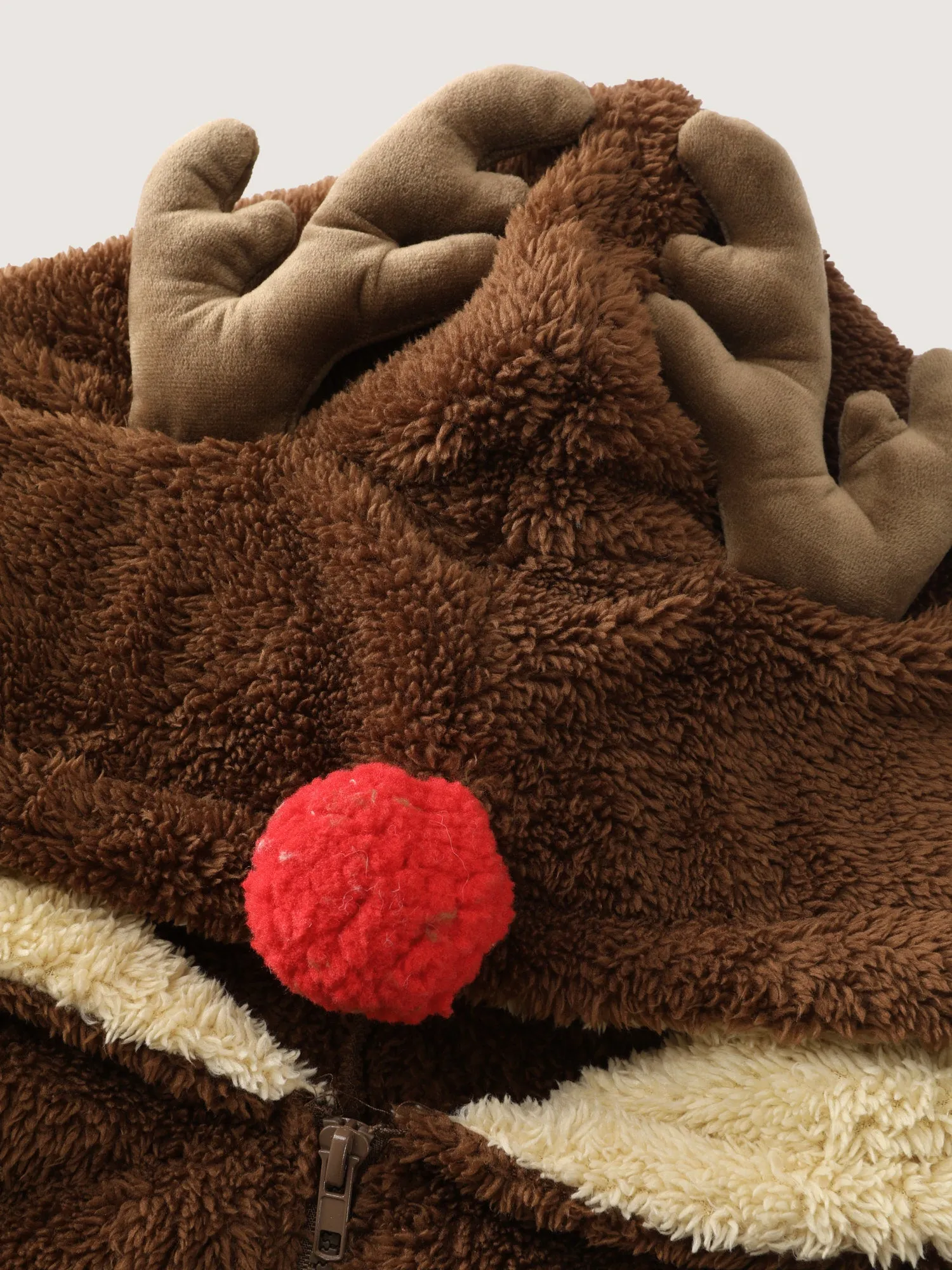 Supersoft Cozy Reindeer Hooded Lounge Jumpsuit sold by Bloomchic product image thumbnail 5