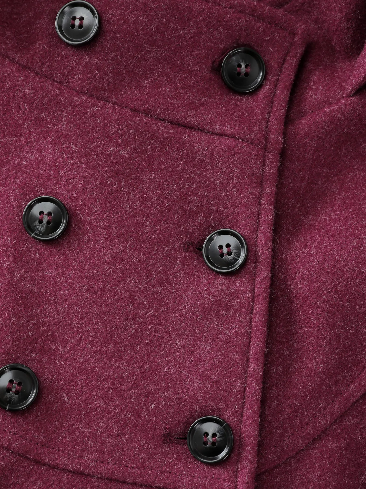 Hooded Pleated Pockets Waist-Defining Coat sold by Bloomchic product image thumbnail 5