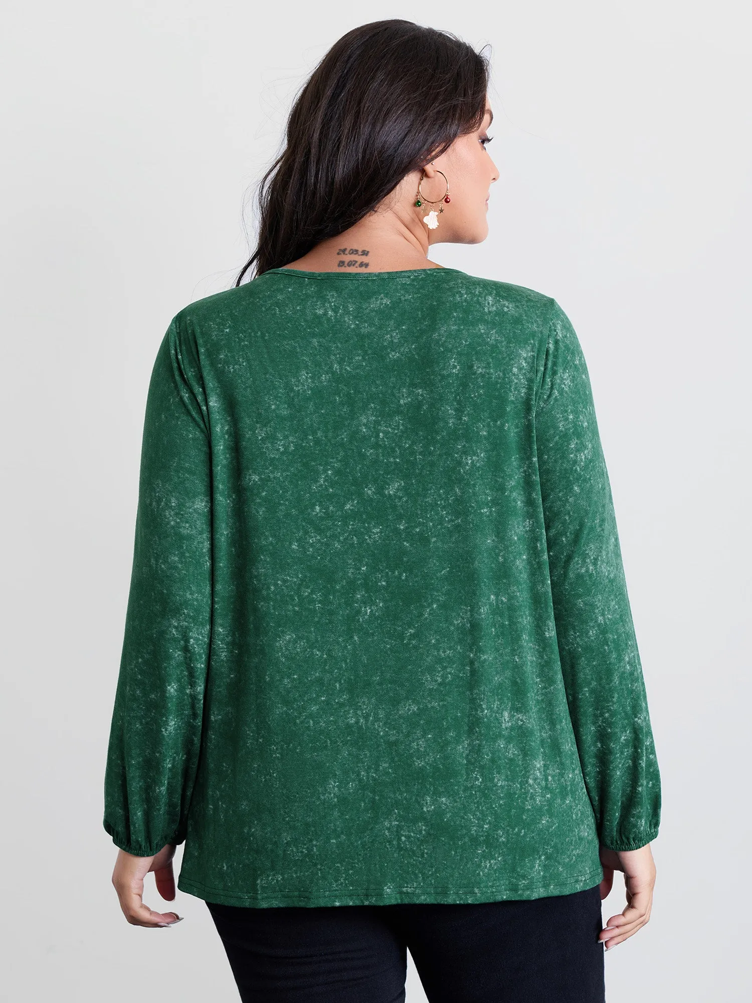 Holiday Cat Snowflake Effect T-Shirt sold by Bloomchic product image thumbnail 4