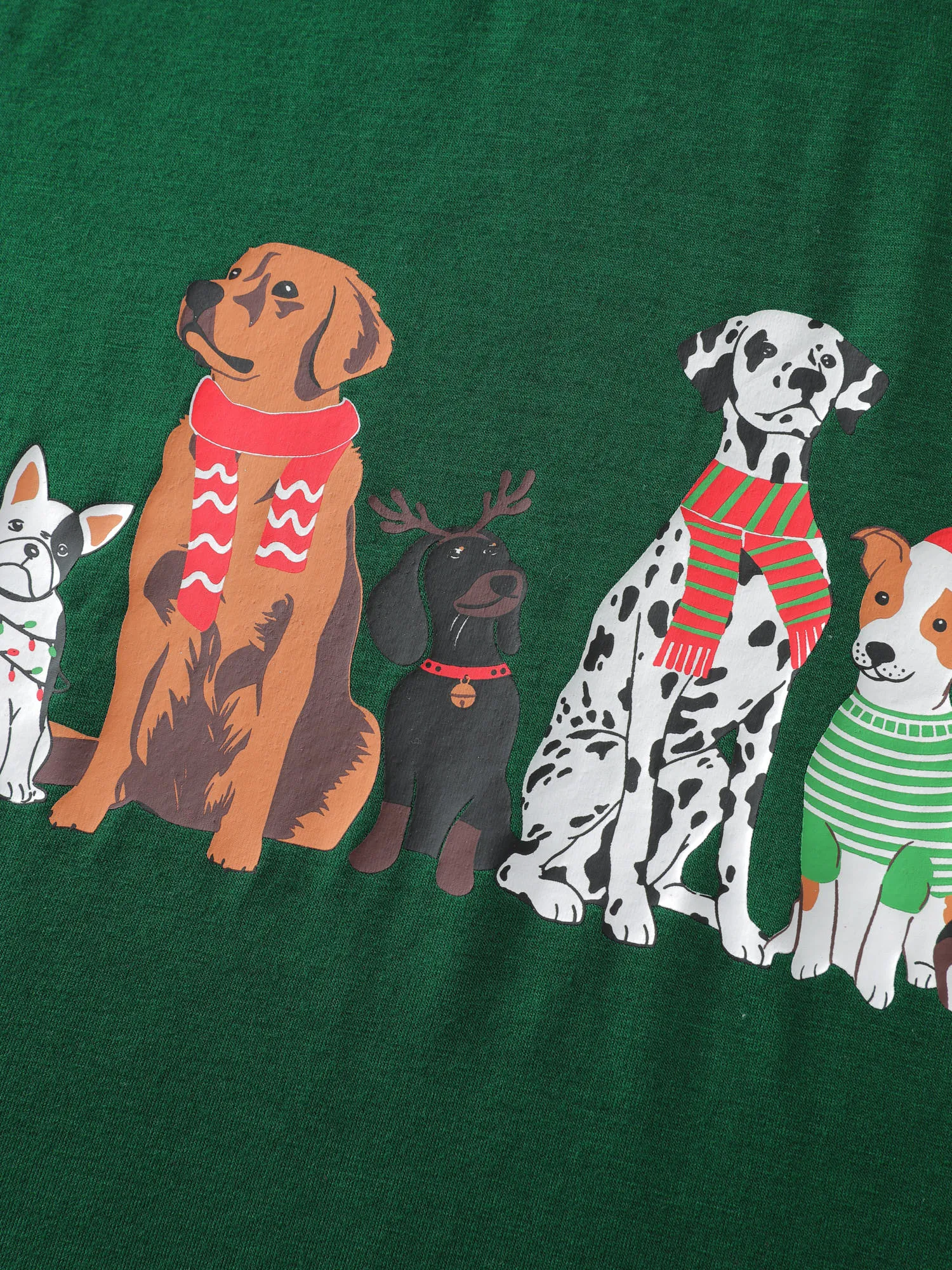 Happy Holiday Dogs Print T-Shirt sold by Bloomchic product image thumbnail 5