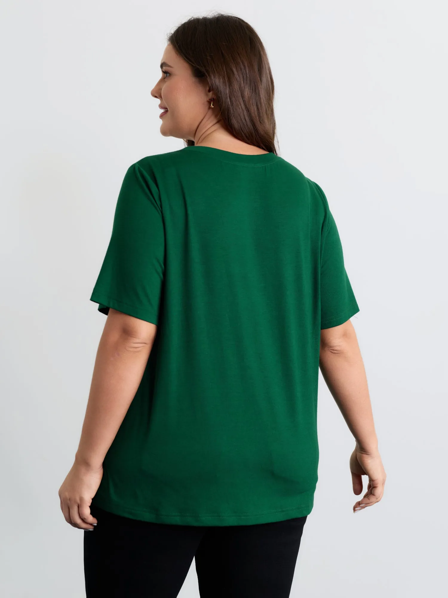 Happy Holiday Dogs Print T-Shirt sold by Bloomchic product image thumbnail 4
