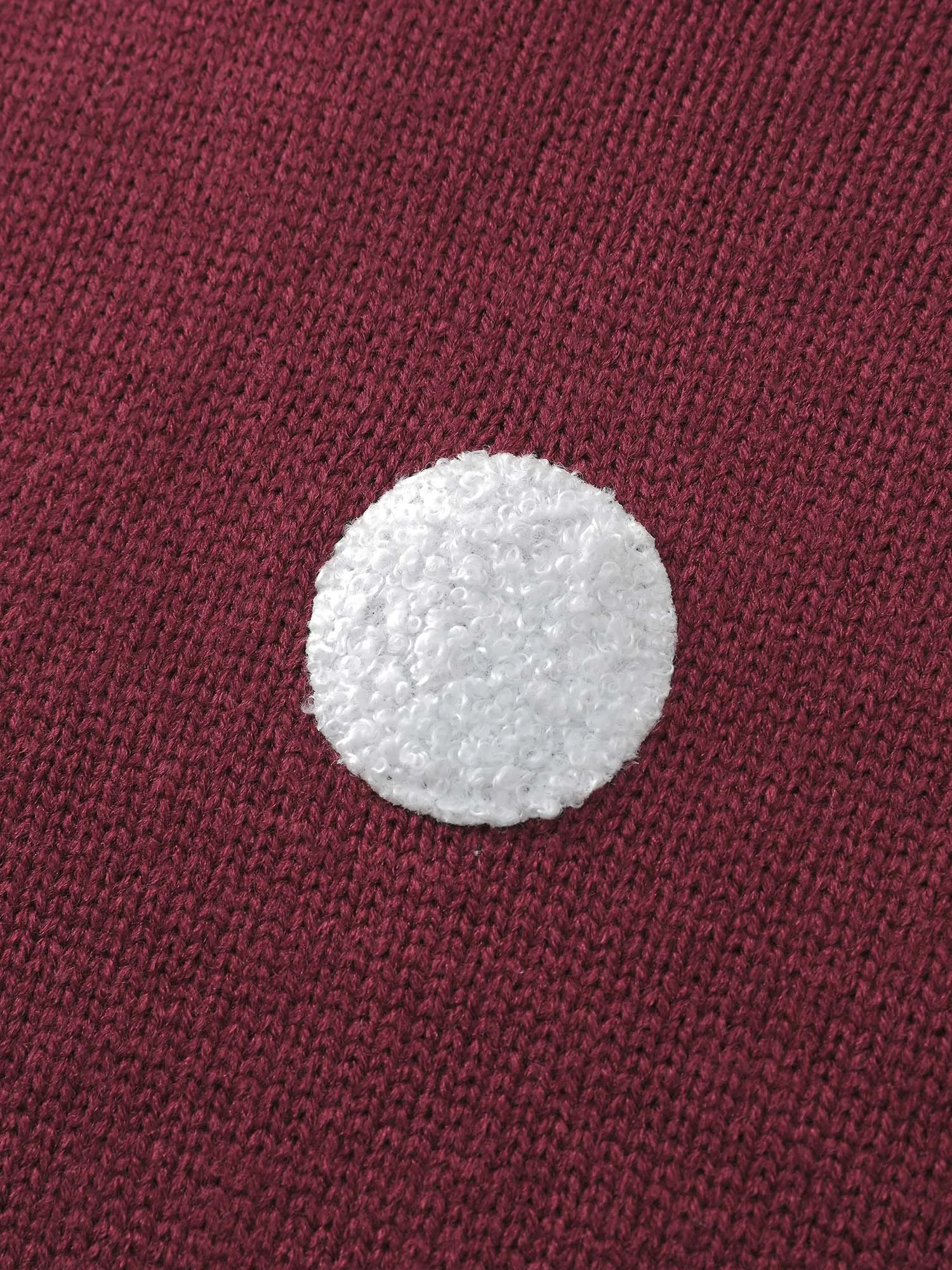 Polka Dots Textured Raglan Sleeve Pullover sold by Bloomchic product image thumbnail 5