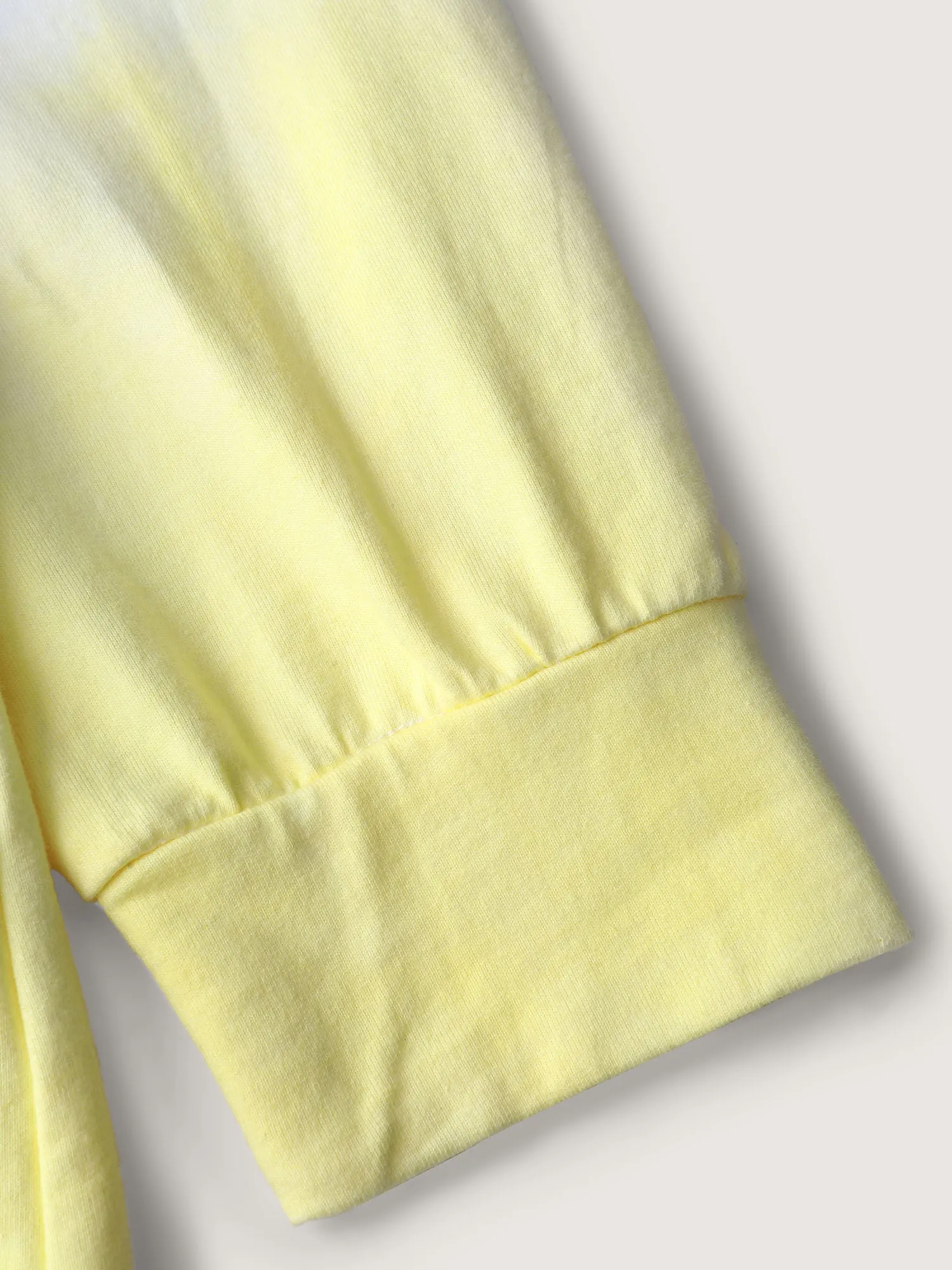 Cotton Dip Dye Stretchy Hem Sweatshirt sold by Bloomchic product image thumbnail 5