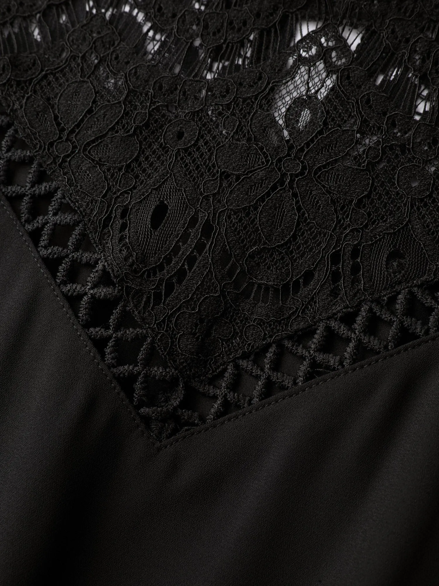 Sheer Lace Cut-Out Detail Midi Dress sold by Bloomchic product image thumbnail 5