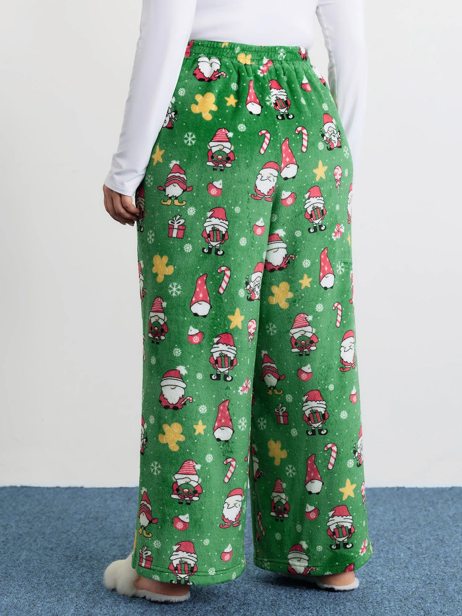 Holiday Pattern Drawstring Loungewear Bottoms sold by Bloomchic product image thumbnail 5