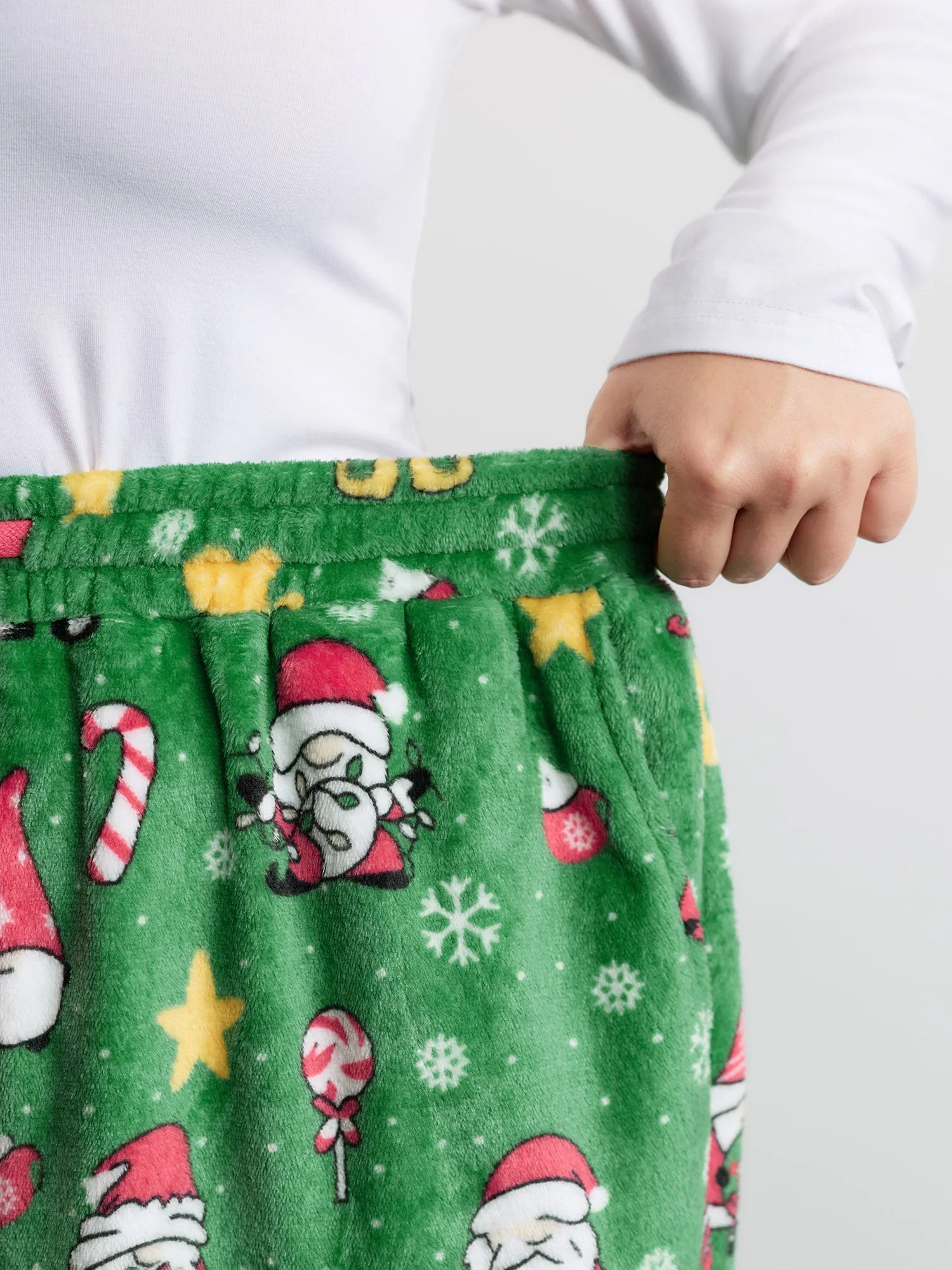 Holiday Pattern Drawstring Loungewear Bottoms sold by Bloomchic product image thumbnail 3