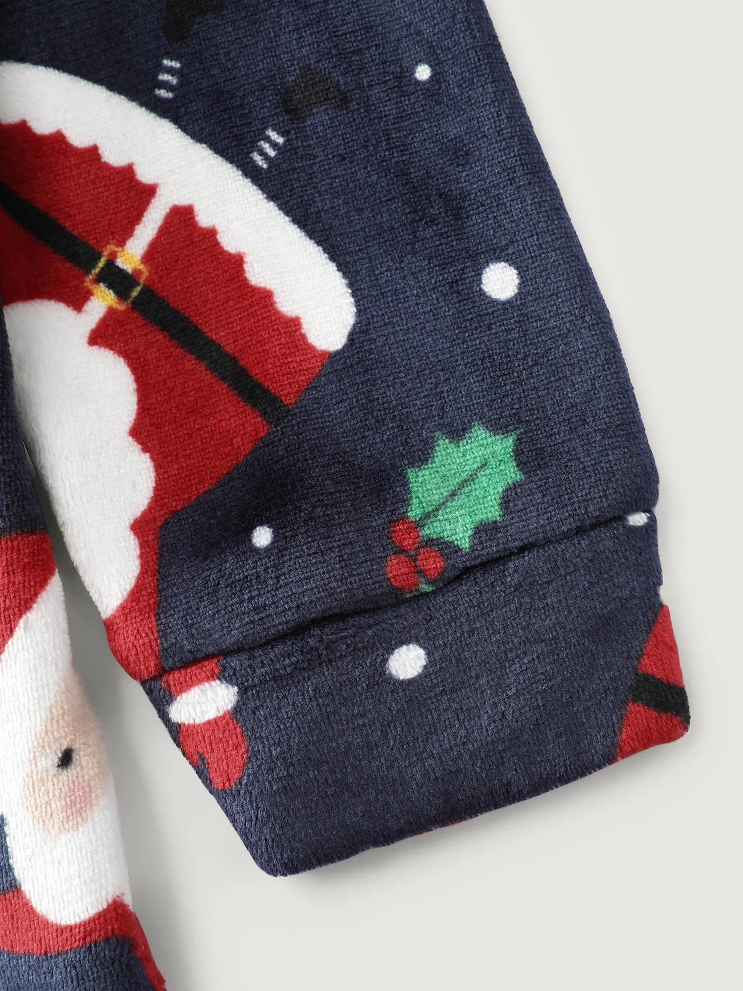 Holiday Fuzzy Plush Pockets Jumpsuit sold by Bloomchic product image thumbnail 5