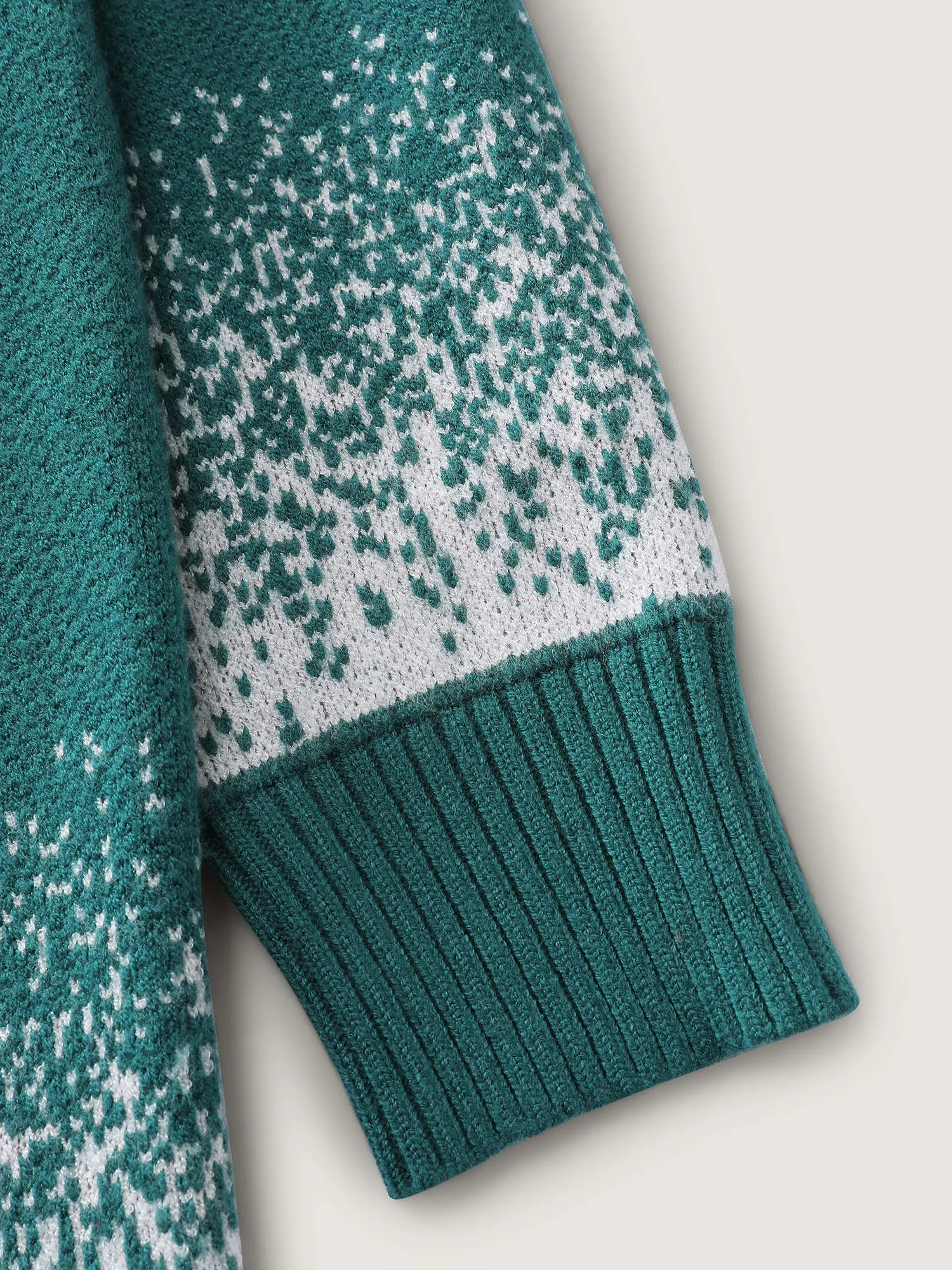 Supersoft Snowman Jacquard Color Block Pullover sold by Bloomchic product image thumbnail 5