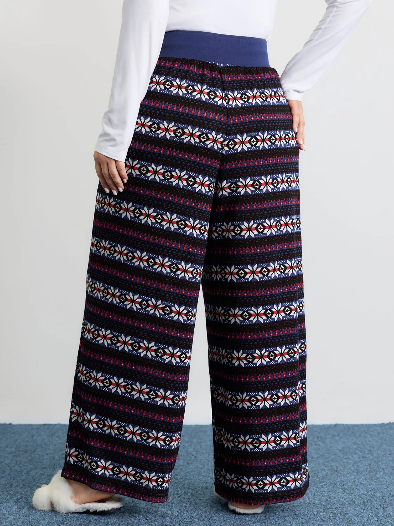 Geo Print Drawstring Waist Pants sold by Bloomchic product image thumbnail 5