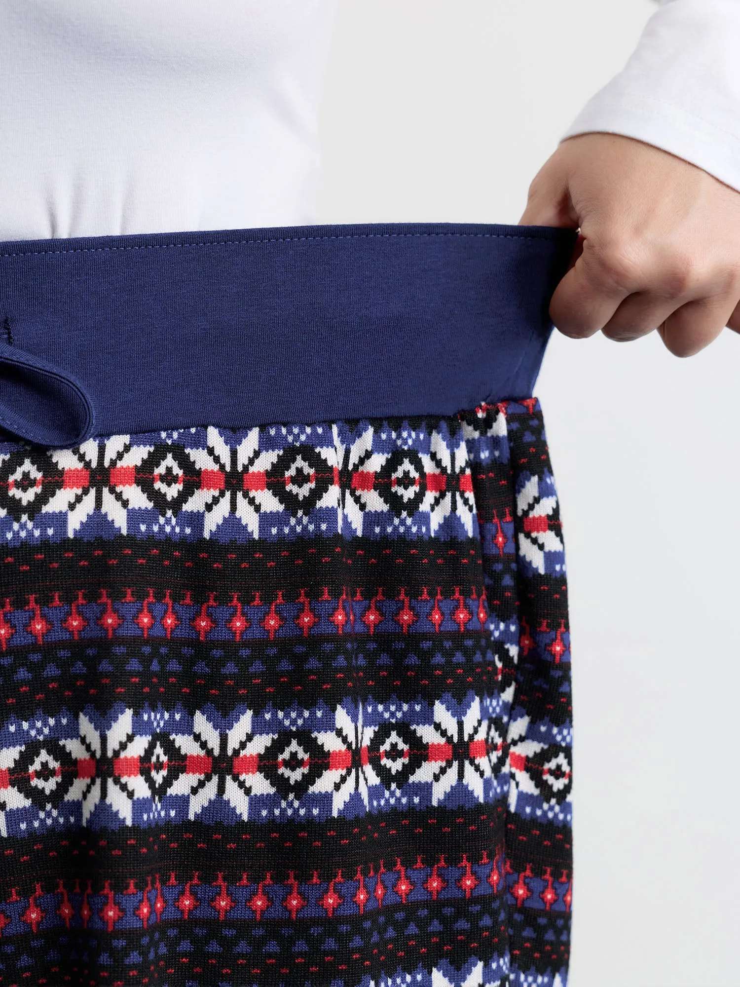 Geo Print Drawstring Waist Pants sold by Bloomchic product image thumbnail 3