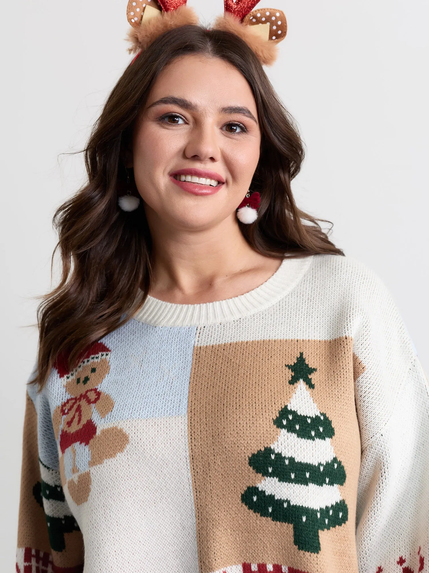 Fabulous Holiday Jacquard Pullover sold by Bloomchic product image thumbnail 2