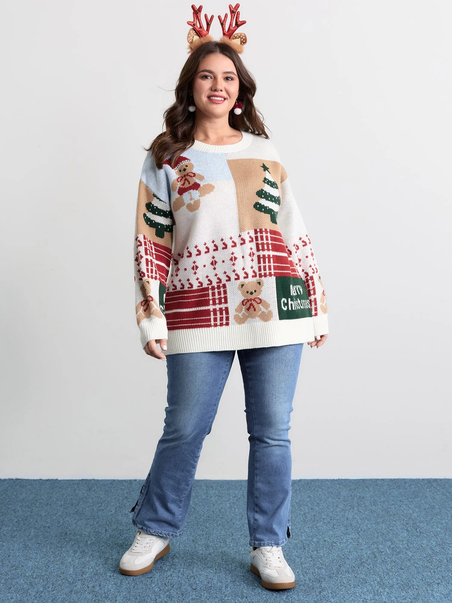 Fabulous Holiday Jacquard Pullover sold by Bloomchic product image thumbnail 3