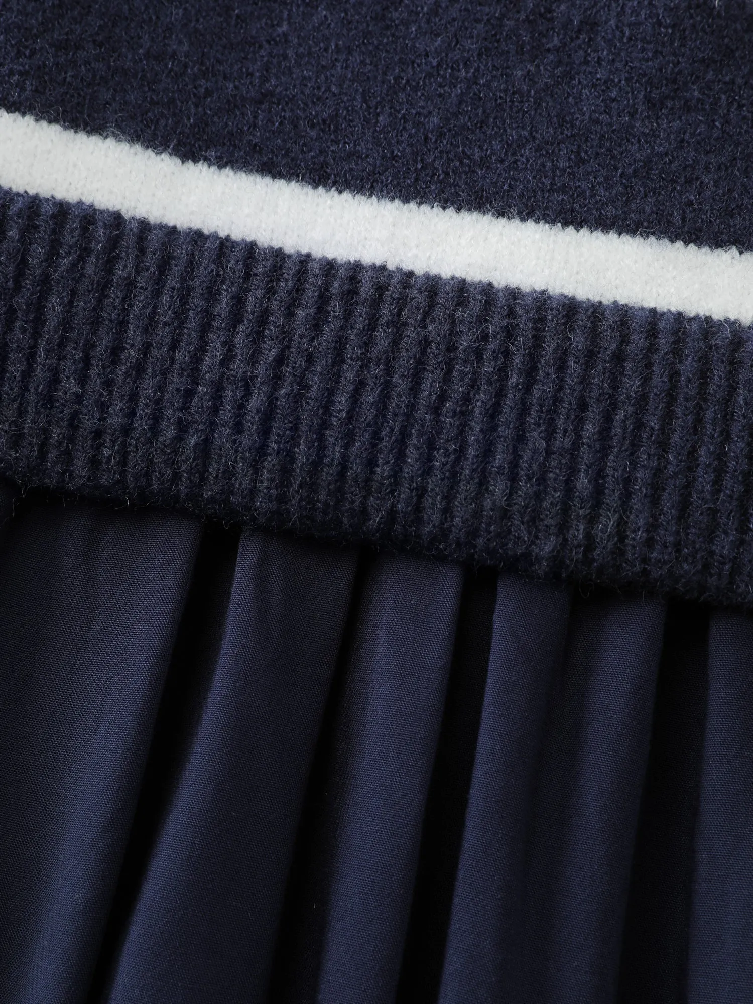 Supersoft Color Contrast Stripe Sweater Dress sold by Bloomchic product image thumbnail 5