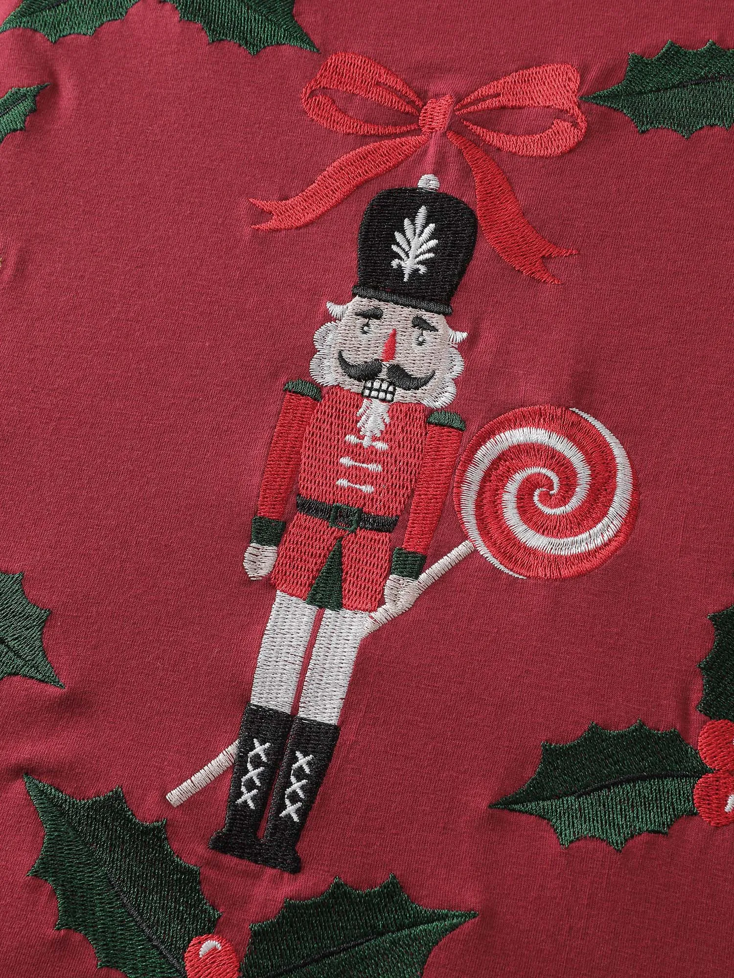 Holiday Nutcracker Round Neck T-Shirt sold by Bloomchic product image thumbnail 5