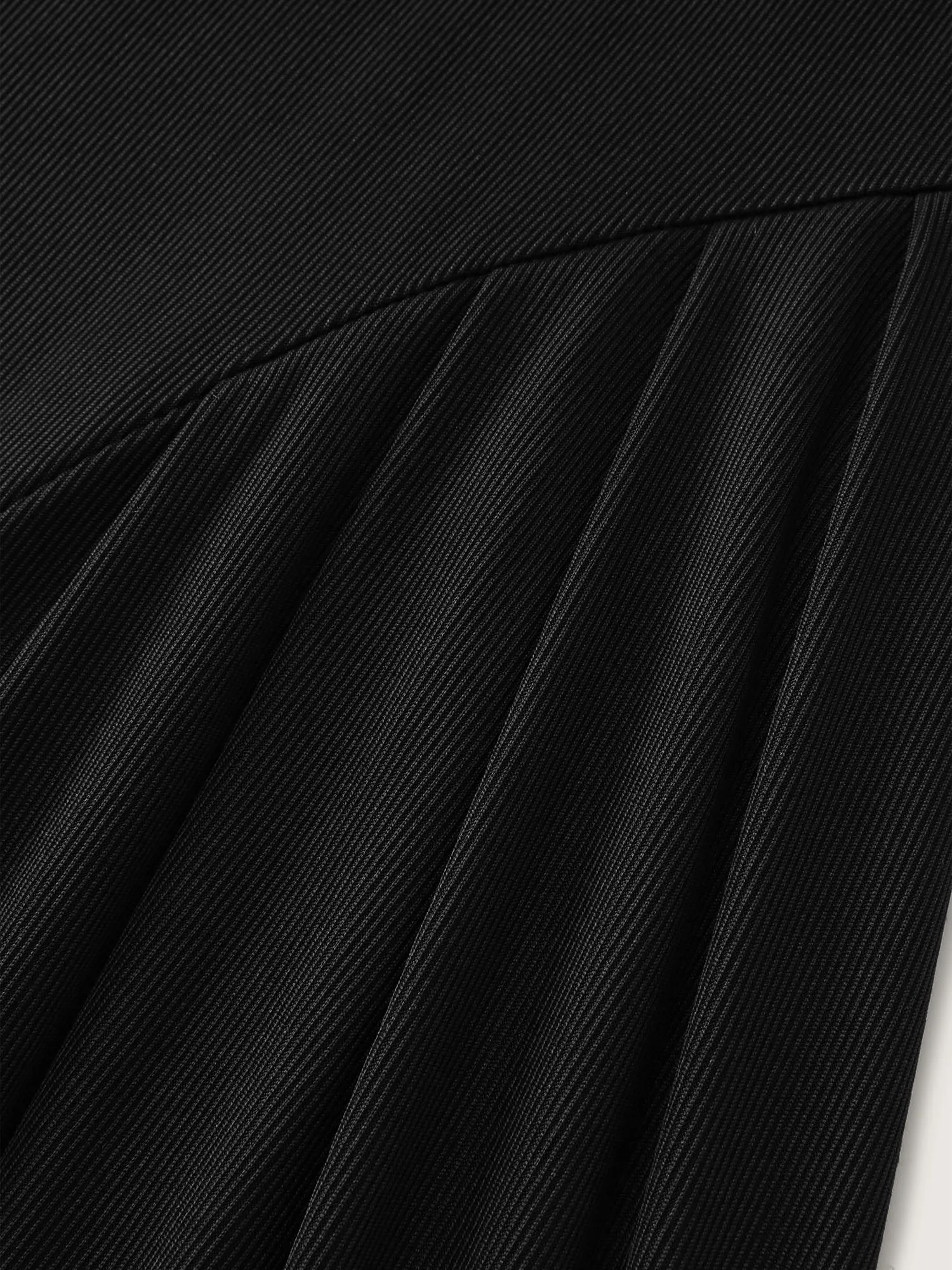 Ribbed Pleated Neck Cut-Out Knit Dress sold by Bloomchic product image thumbnail 5