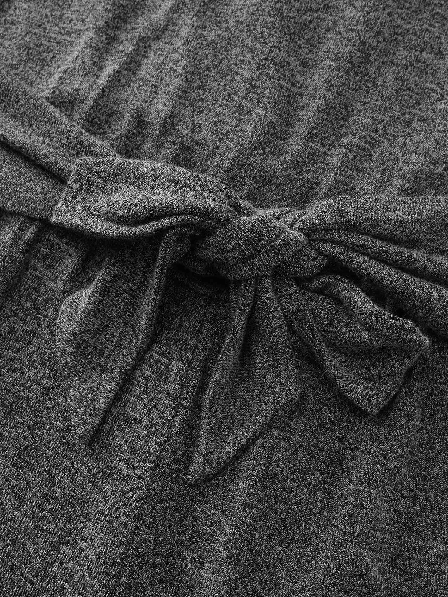 Supersoft Heather Cinched-Waist Jumpsuit sold by Bloomchic product image thumbnail 5