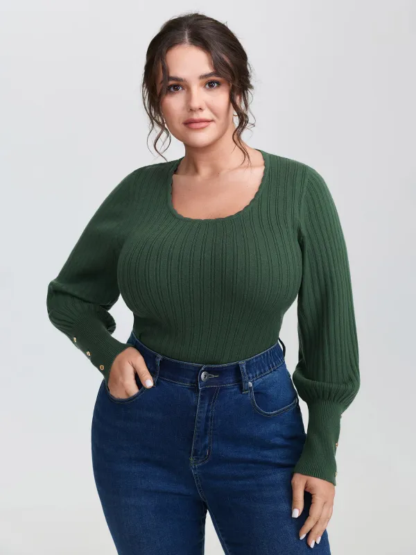 Supersoft Stretchy Round Neck Pullover sold by Bloomchic
