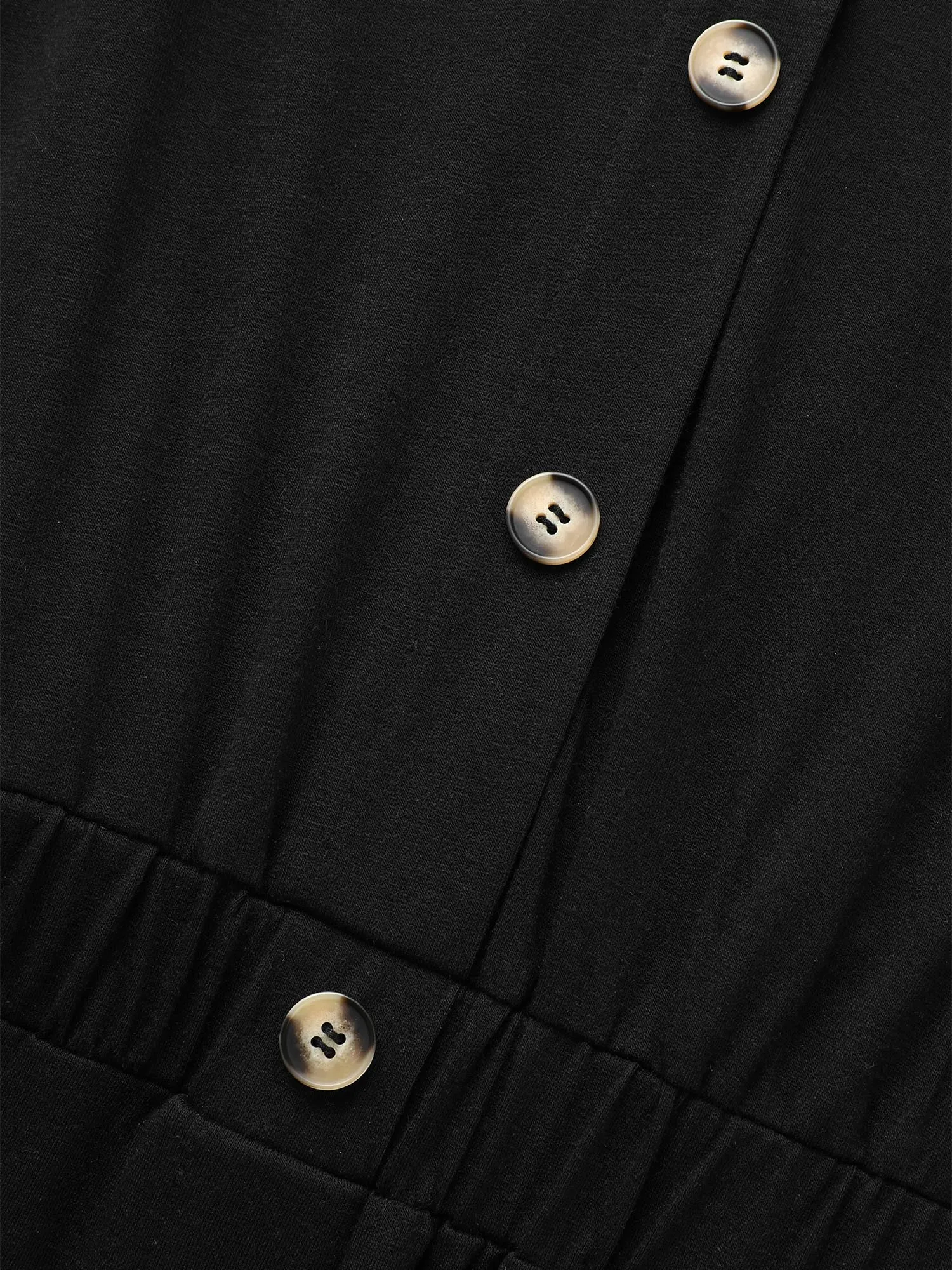 Supersoft Essentials Contrast Button Detail Shirred Pocket Dress sold by Bloomchic product image thumbnail 5