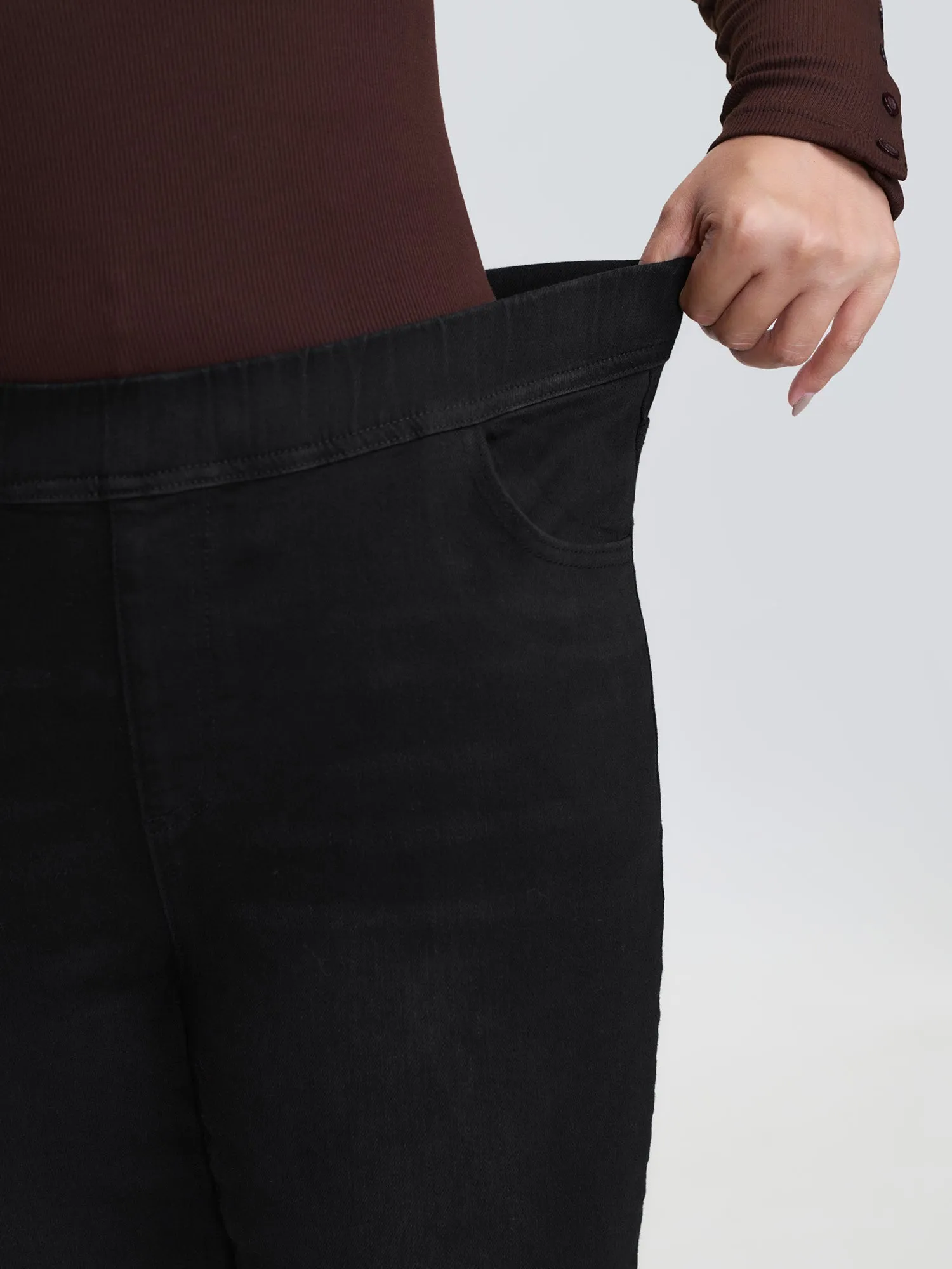 Supersoft Stretchy Flared Jeans sold by Bloomchic product image thumbnail 4