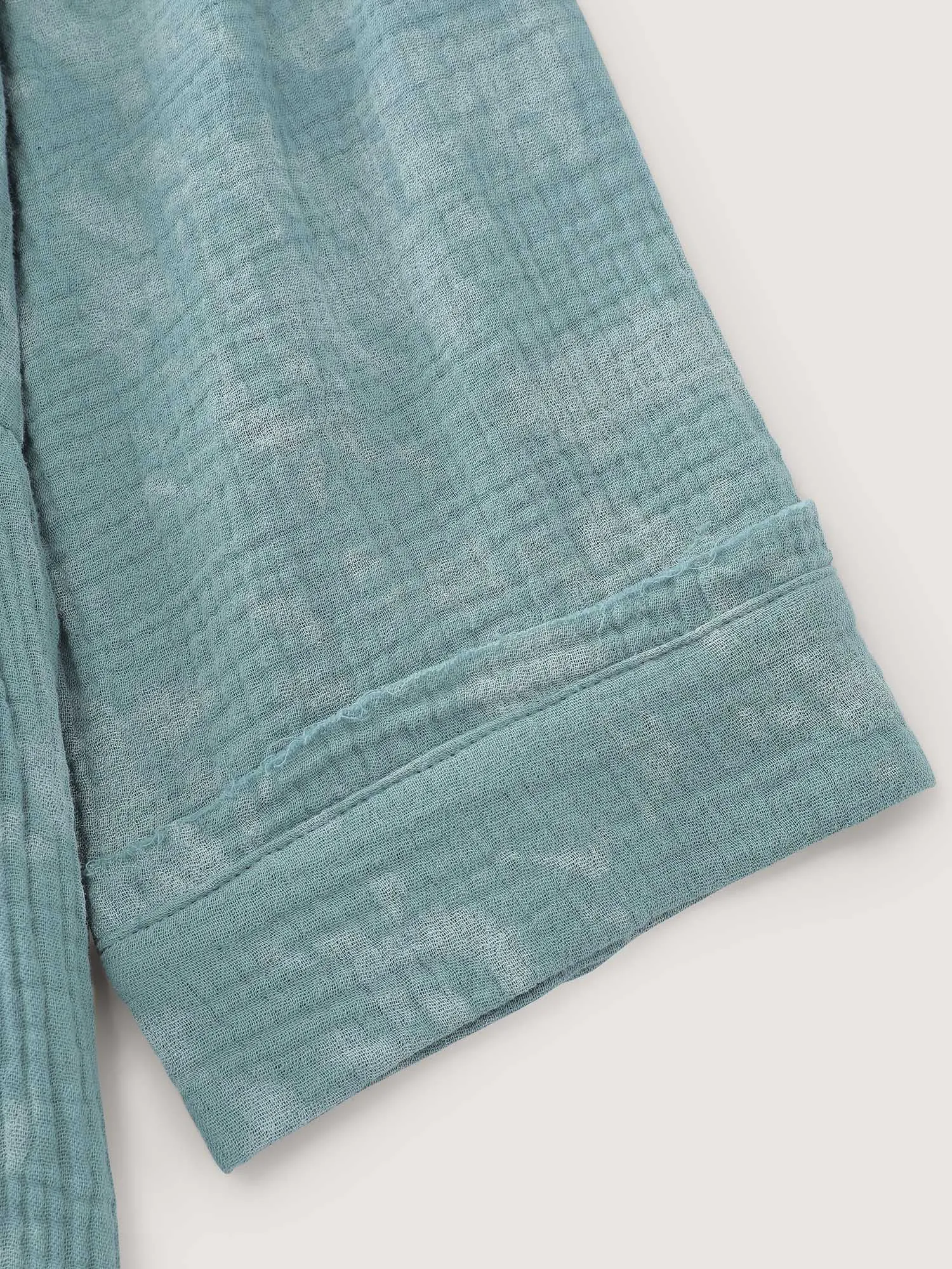 Cotton Snowflake Effect Half-Placket Blouse sold by Bloomchic product image thumbnail 5