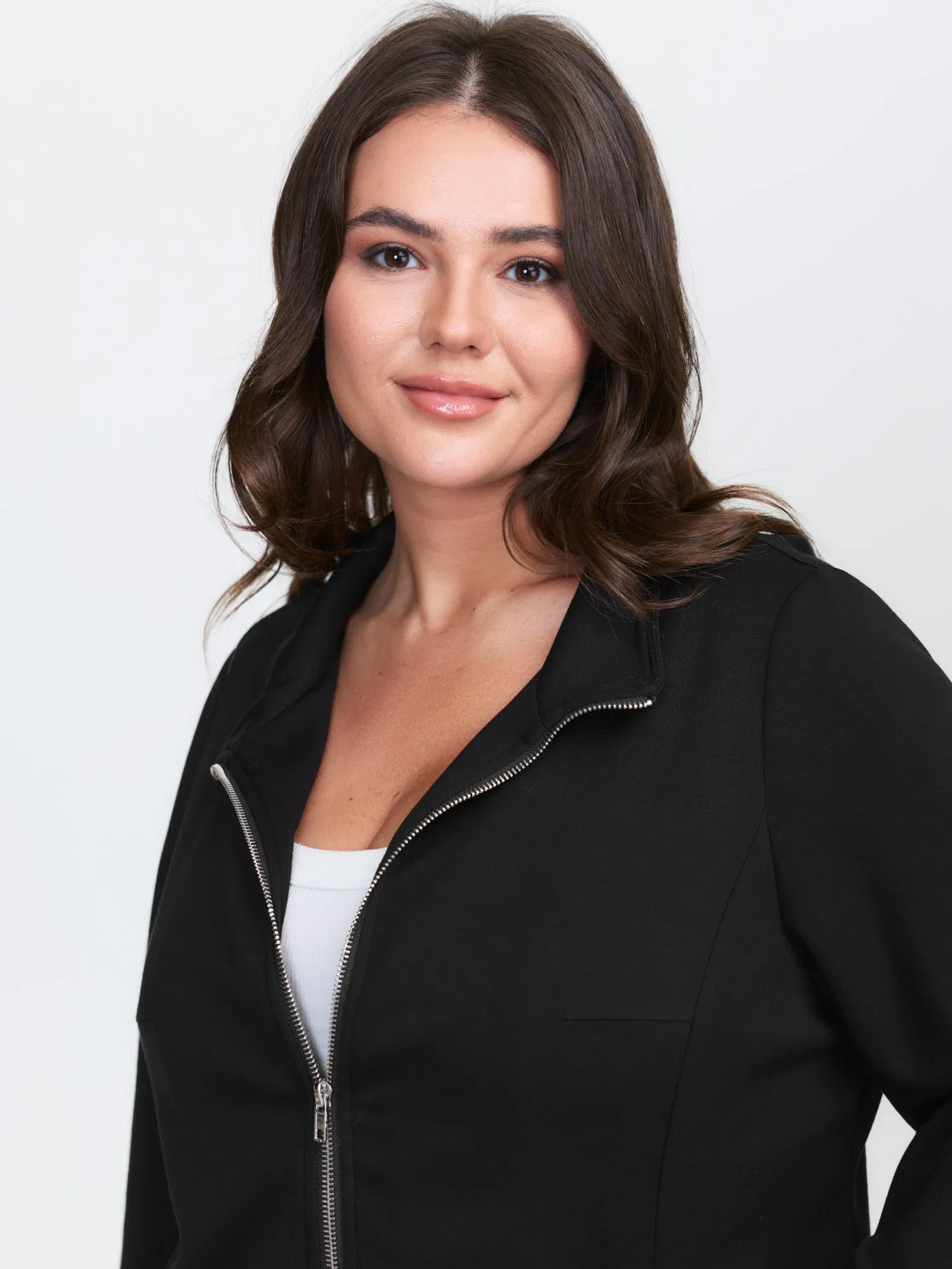 Supersoft Zipper Pockets Jacket sold by Bloomchic product image thumbnail 2