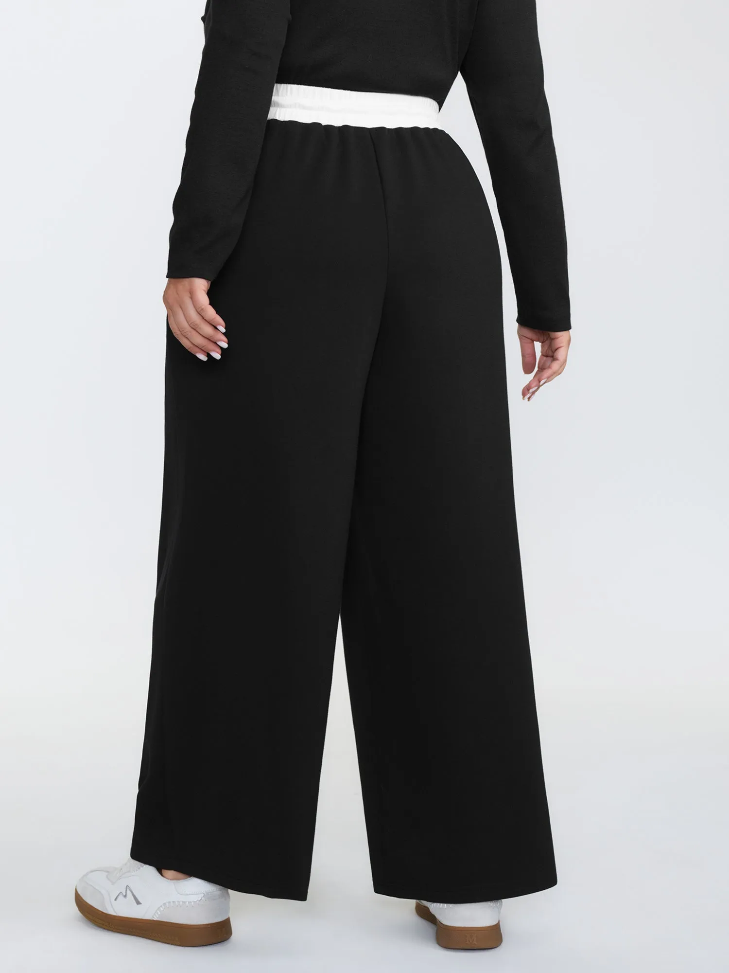 Supersoft Stretchy Drawstring Wide Waistband Pants sold by Bloomchic product image thumbnail 5