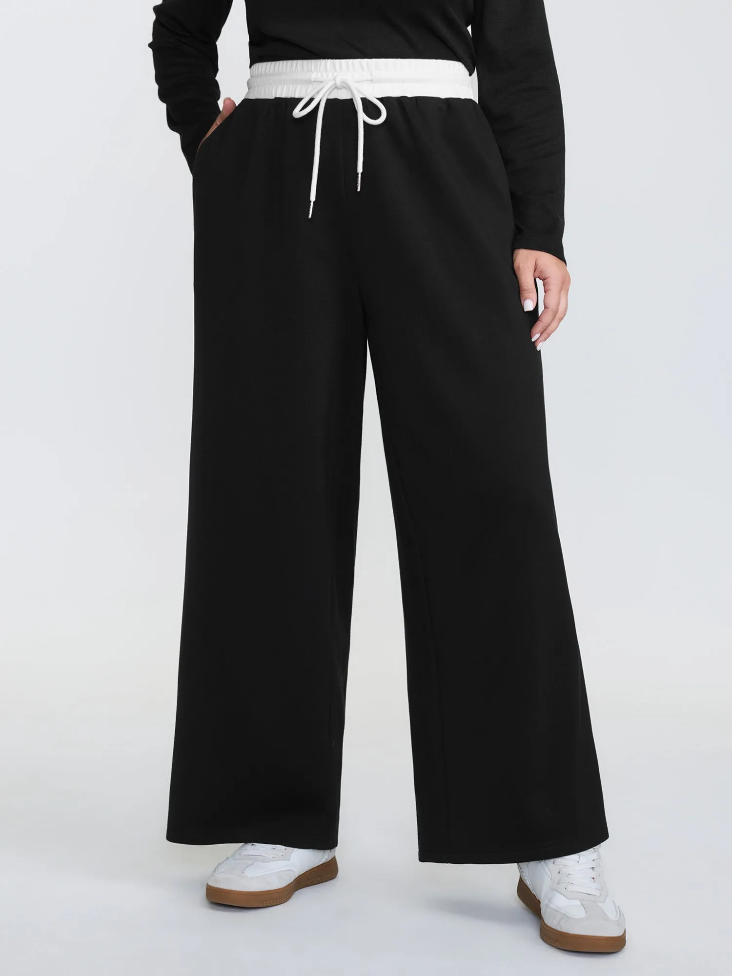 Supersoft Stretchy Drawstring Wide Waistband Pants sold by Bloomchic