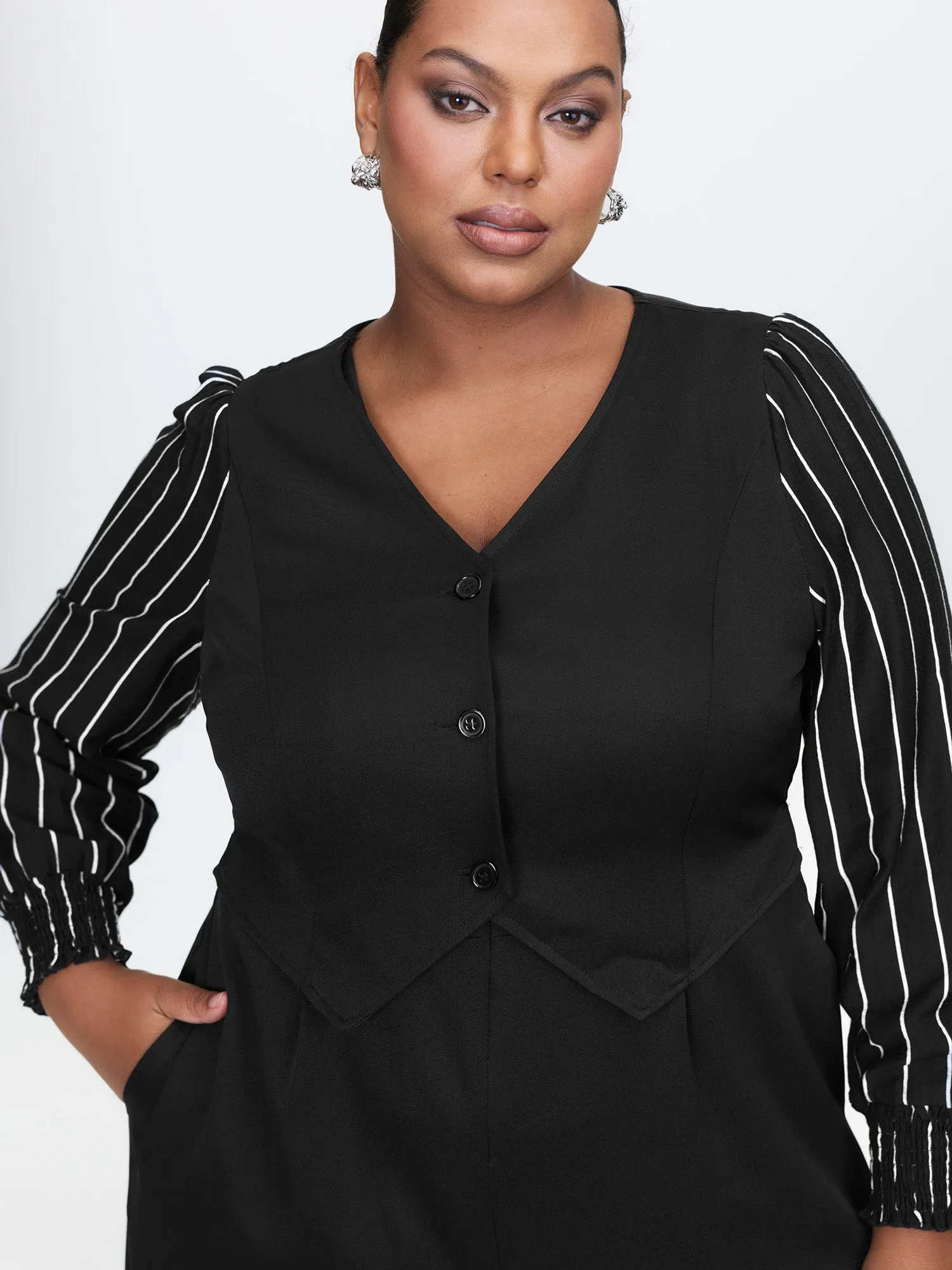 2-in-1 Hidden Zipper Jumpsuit sold by Bloomchic product image thumbnail 2