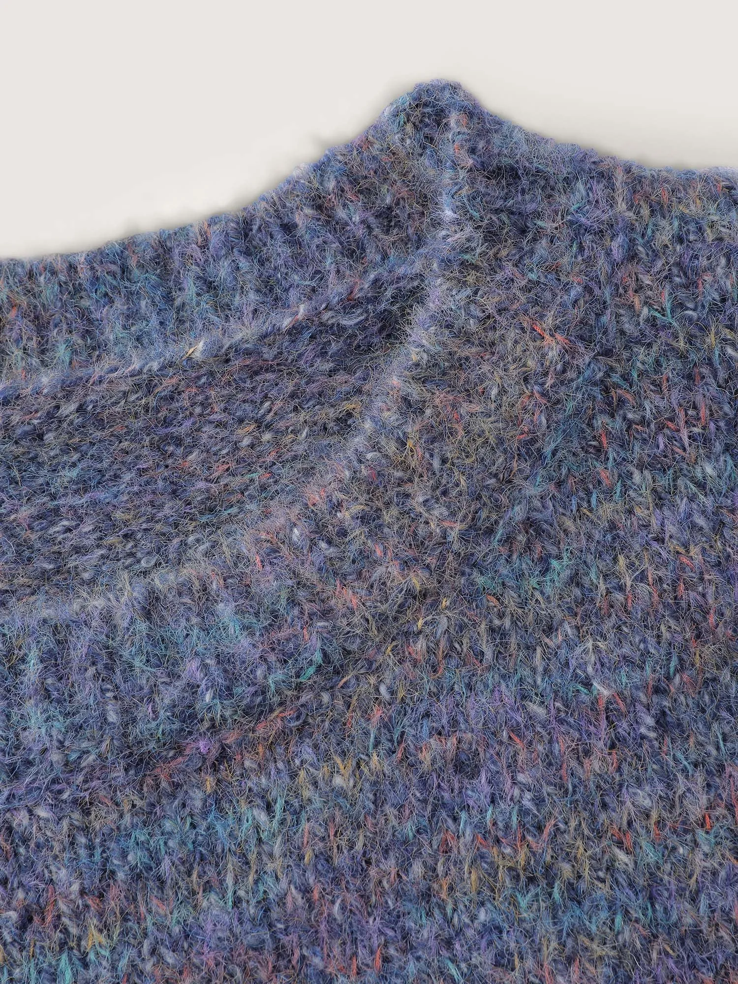 Heather Color Gradient Round Neck Pullover sold by Bloomchic product image thumbnail 5