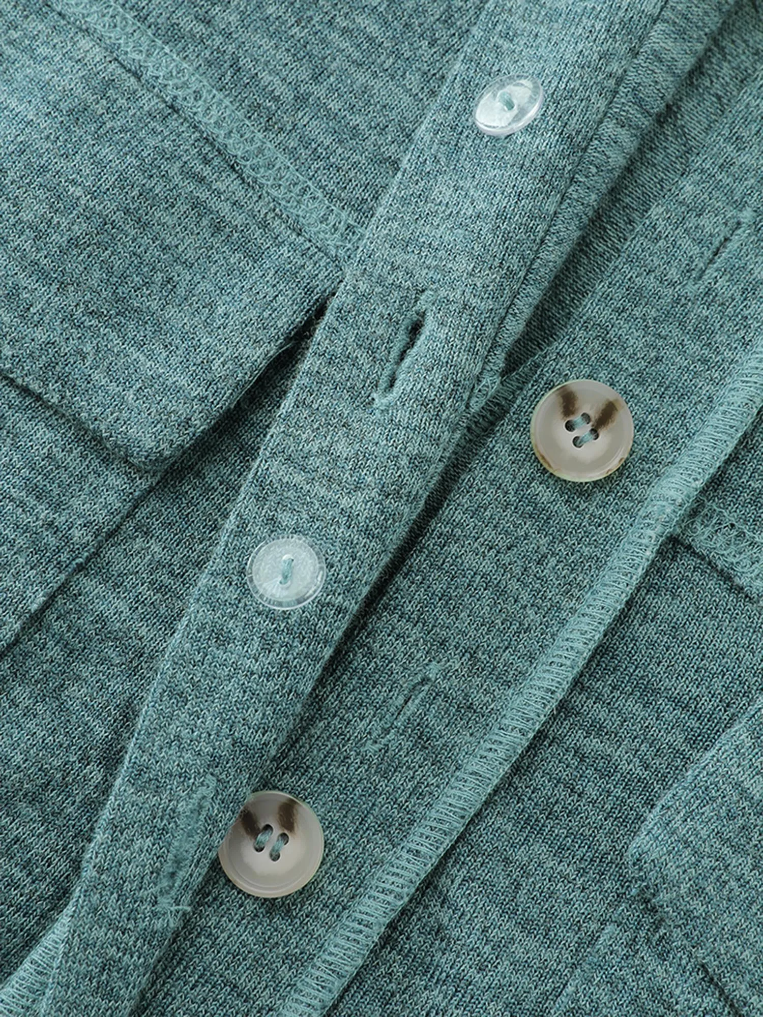 Supersoft Heather Button Placket Jumpsuit sold by Bloomchic product image thumbnail 5