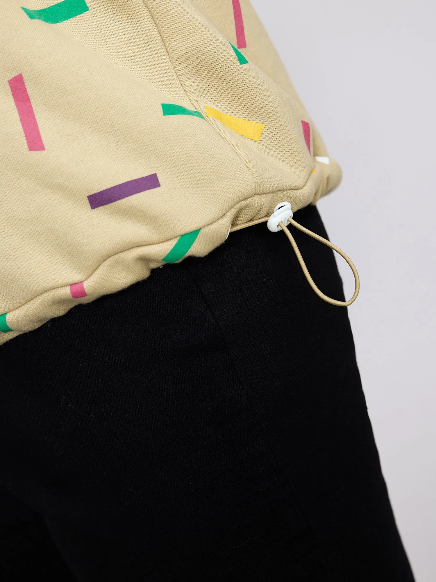 Colorful Confetti Print Round Neck Sweatshirt sold by Bloomchic product image thumbnail 2