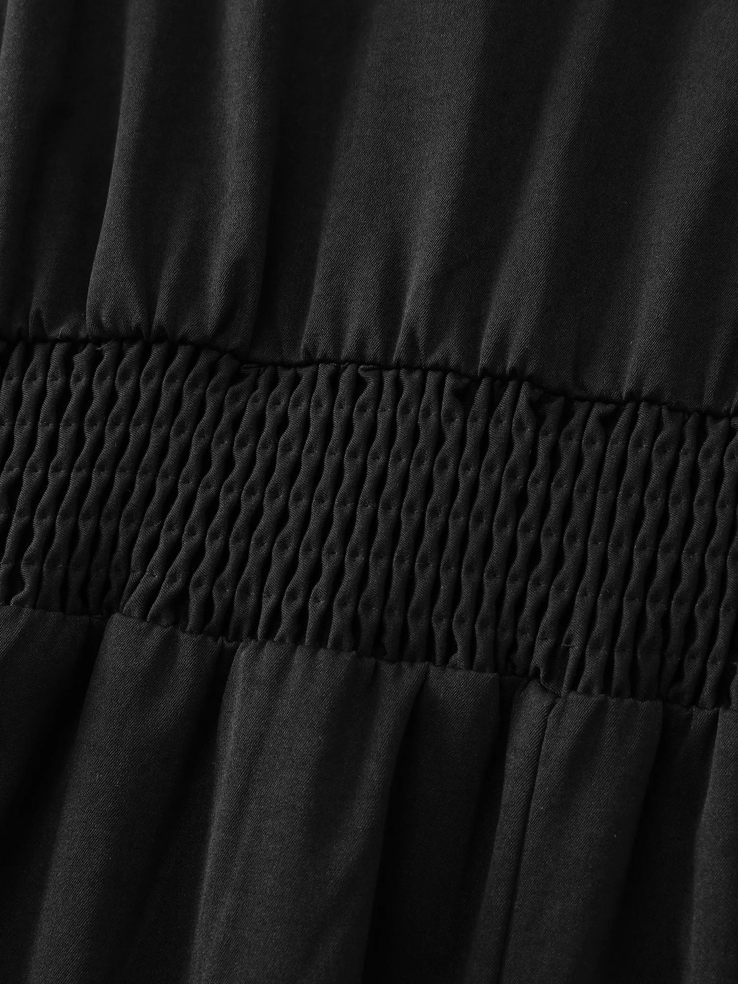 Rhinestone Cinched-Waist Button Mini Dress sold by Bloomchic product image thumbnail 5