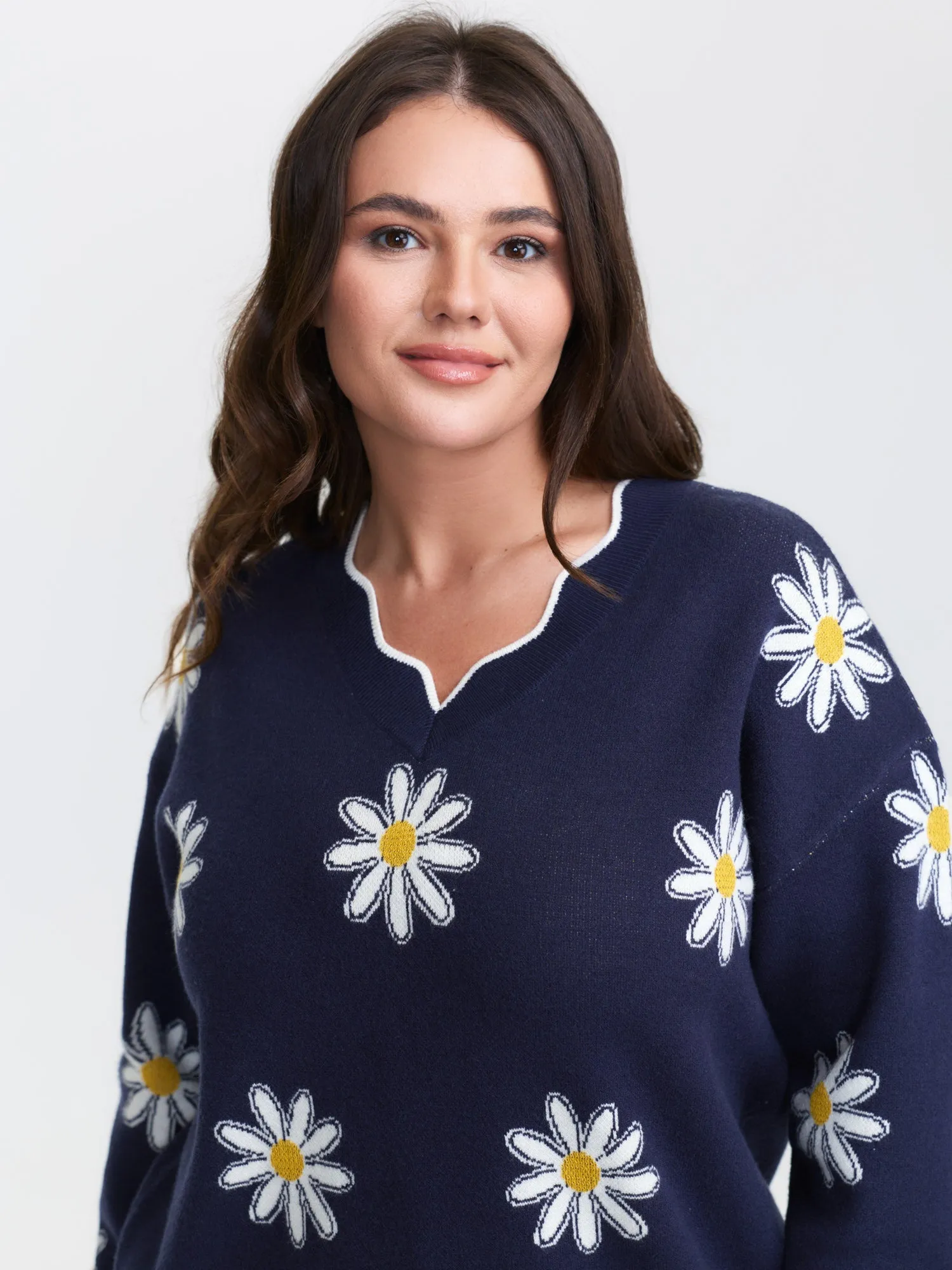 Supersoft Floral Print Stretchy Pullover sold by Bloomchic