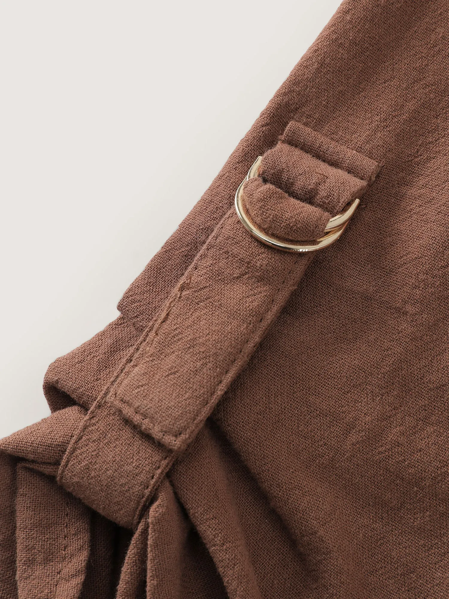 Pure Cotton Curvy Hem Belted Midi Dress sold by Bloomchic product image thumbnail 5