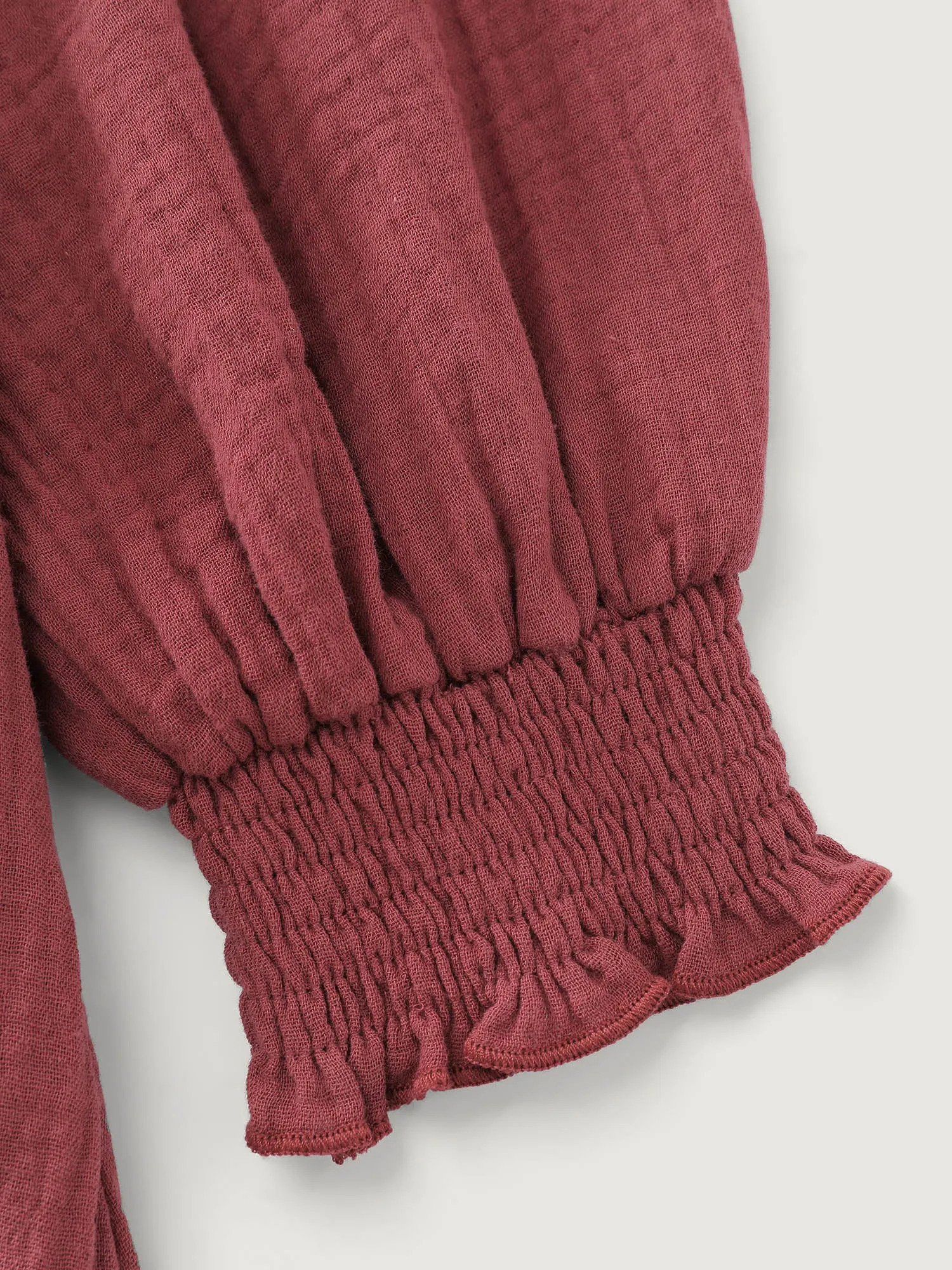 Cotton Textured Belted Pockets Maxi Dress sold by Bloomchic product image thumbnail 5