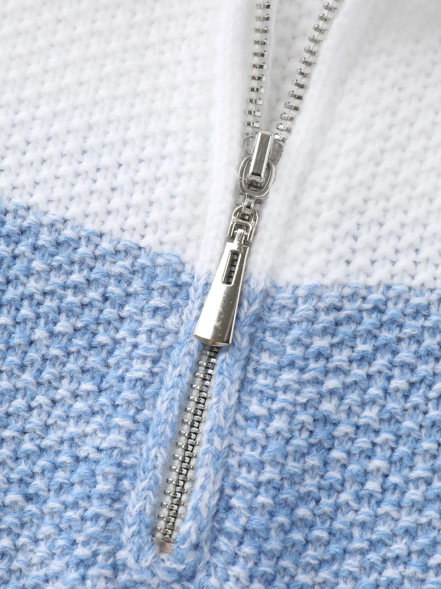 Polo Colorblock Half-Zipper Pullover sold by Bloomchic product image thumbnail 5