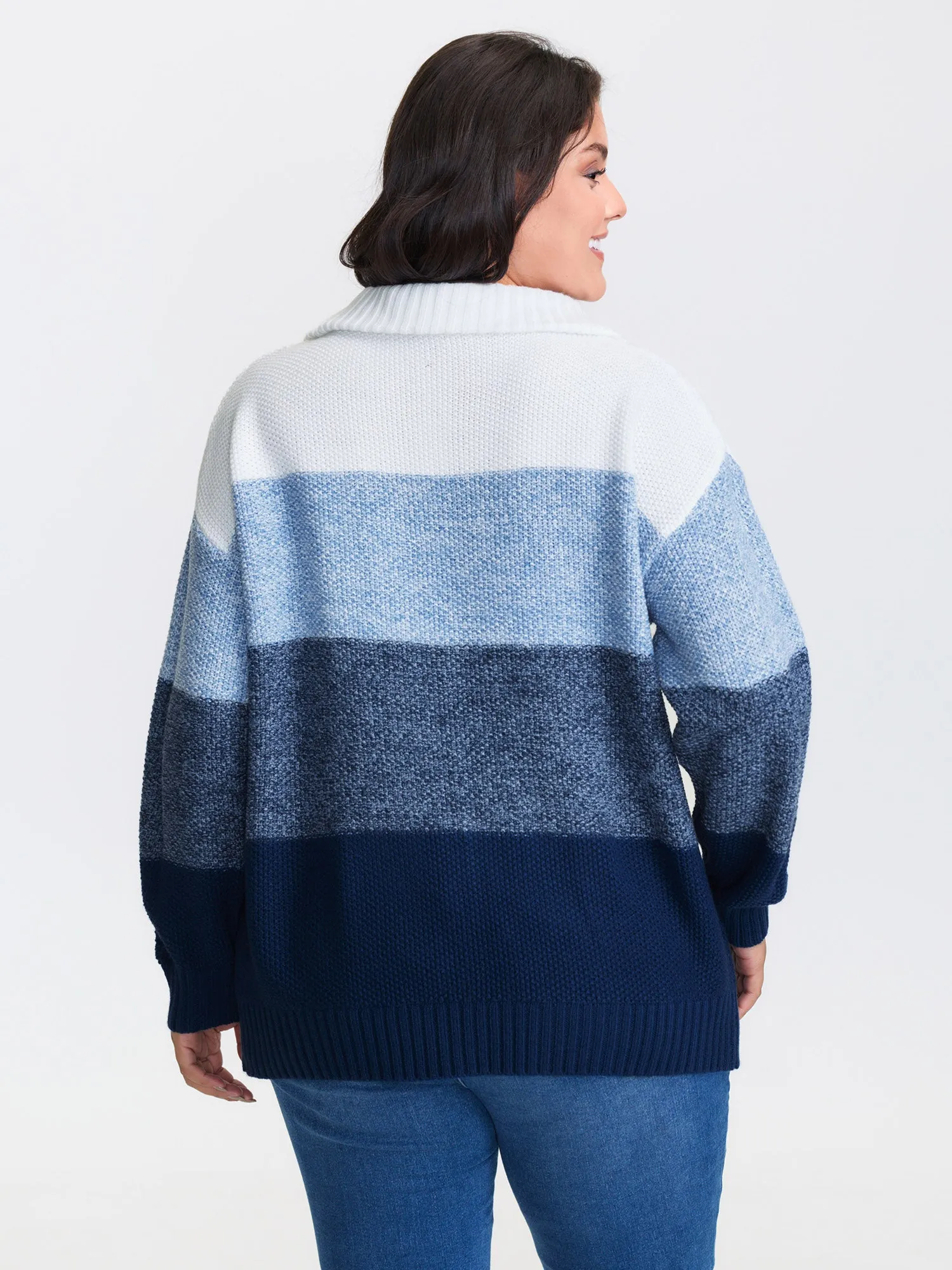 Polo Colorblock Half-Zipper Pullover sold by Bloomchic product image thumbnail 4