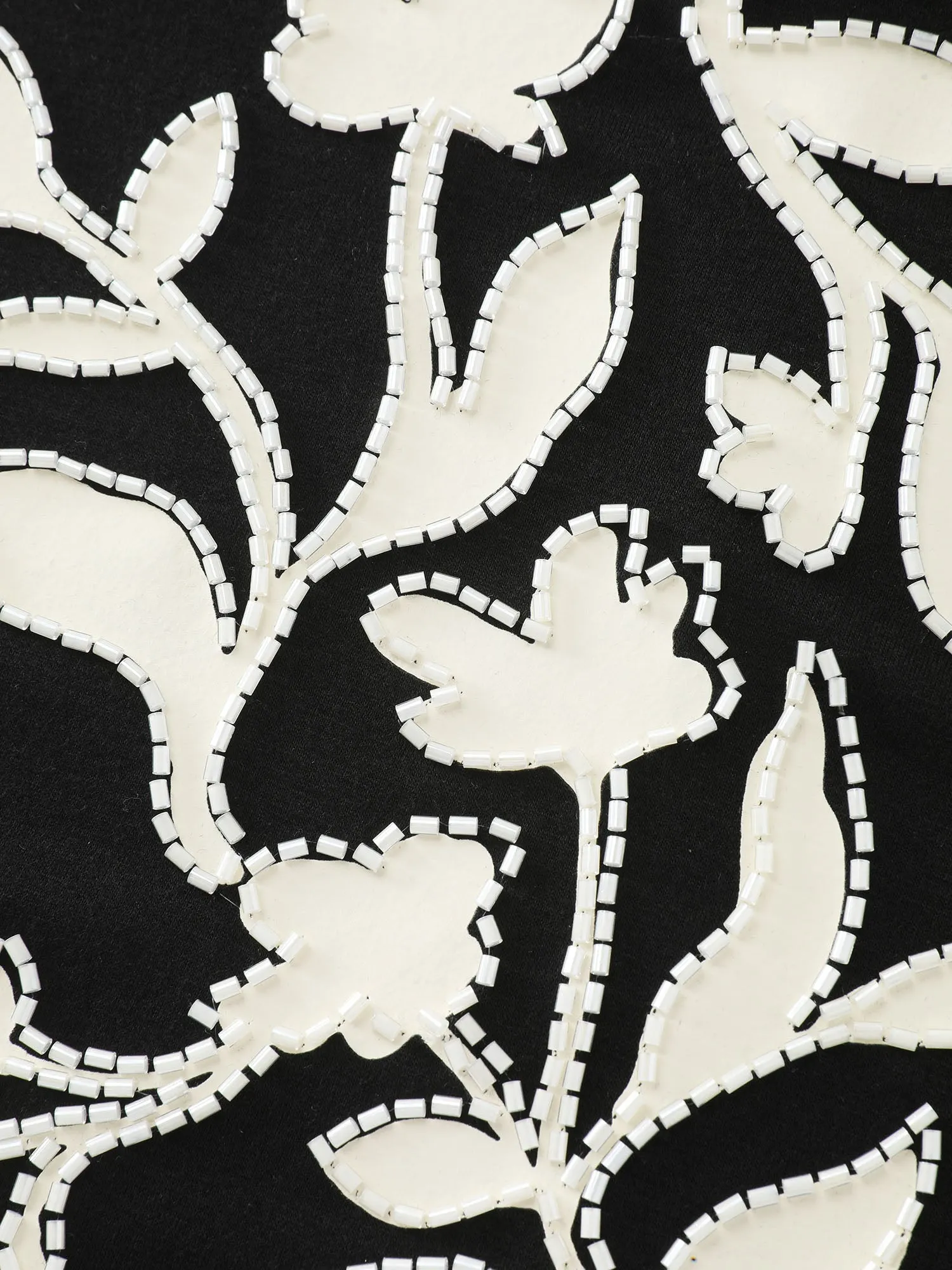 Supersoft Floral Embroidered Round Neck T-Shirt sold by Bloomchic product image thumbnail 5