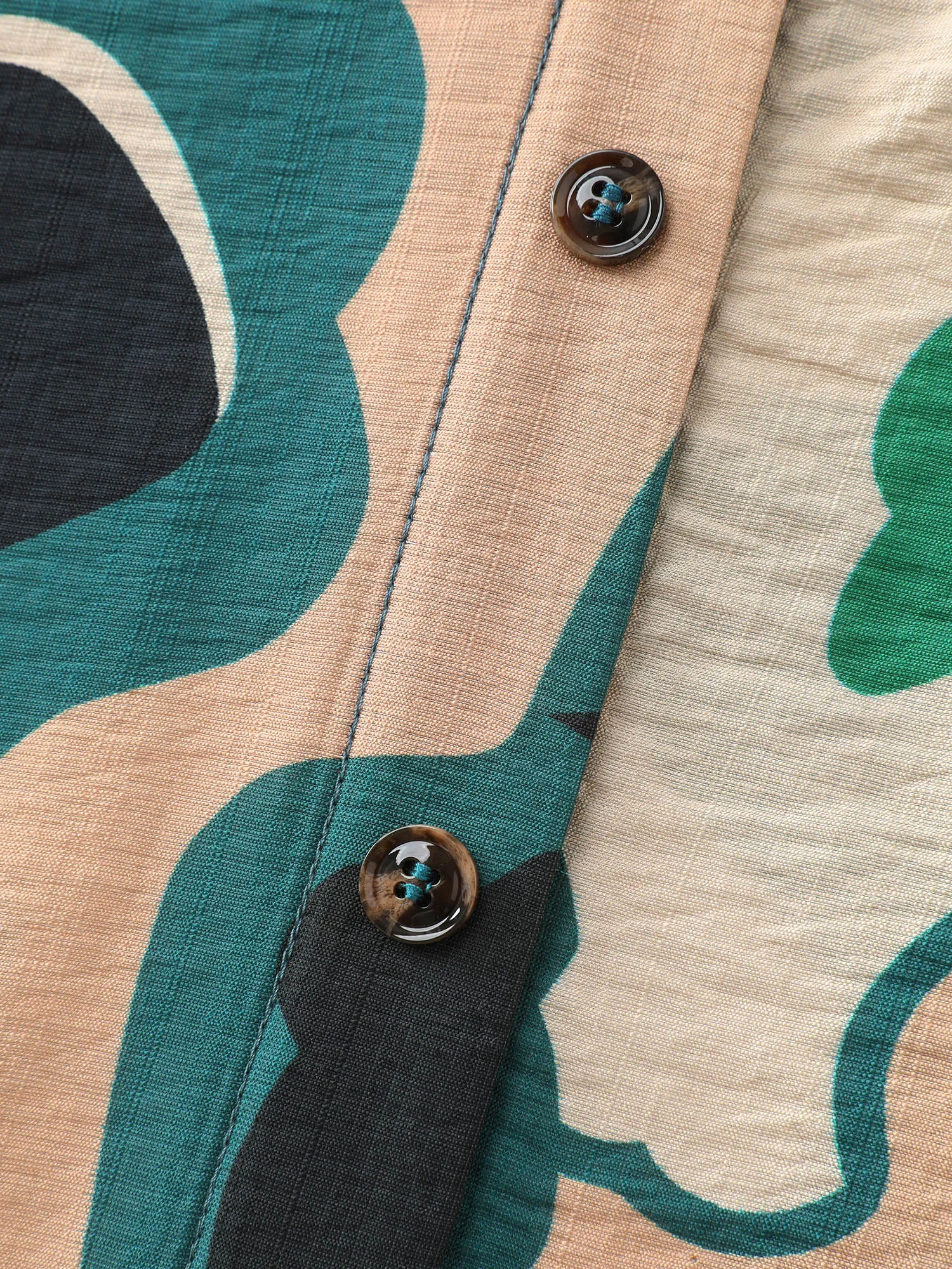 Supersoft Split Hem Belted Abstract Midi Dress sold by Bloomchic product image thumbnail 5